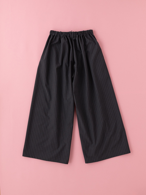 【3月お届け商品】striped pin tuck pants