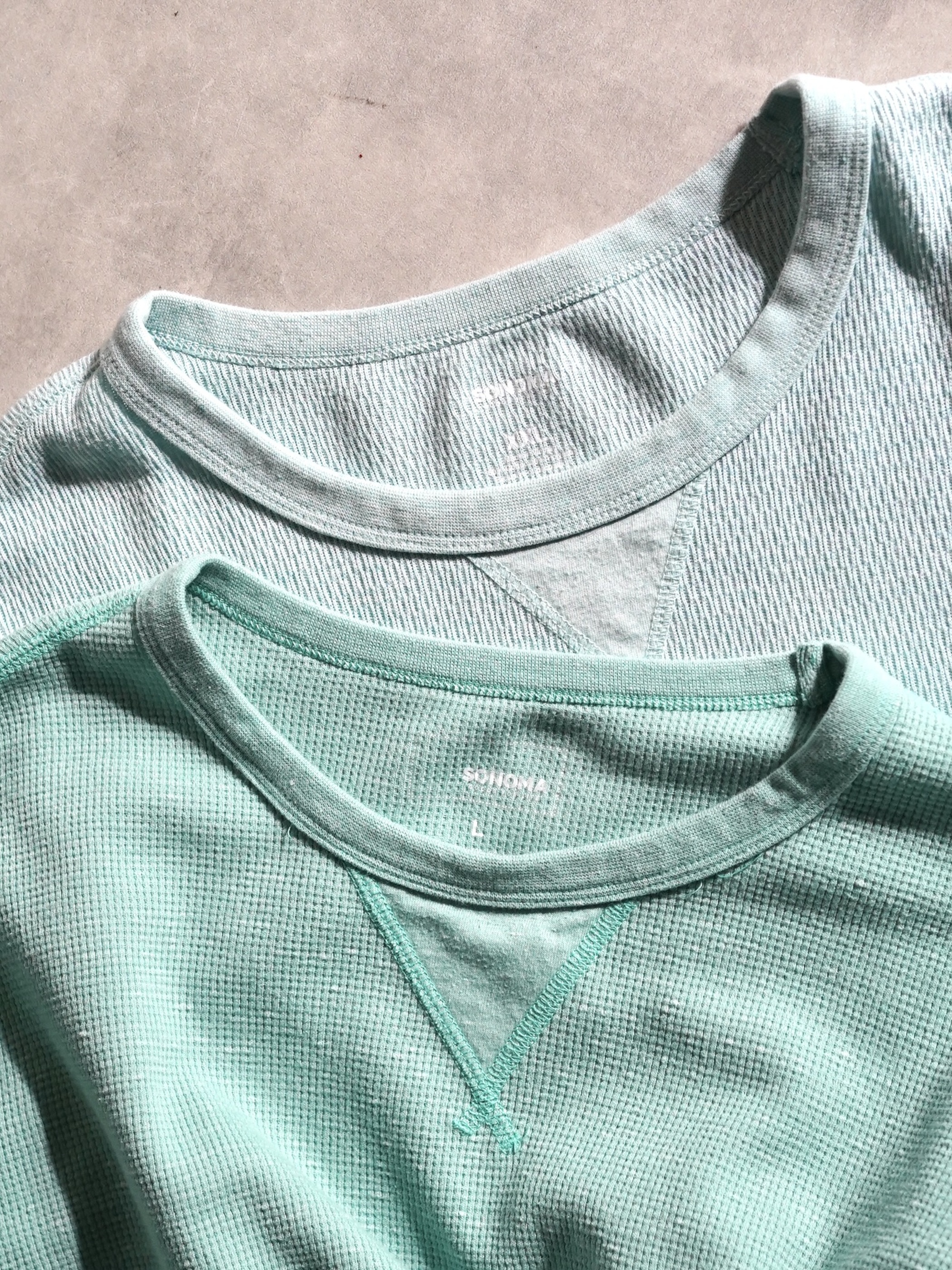 SONOMA L/S thermal cut sew