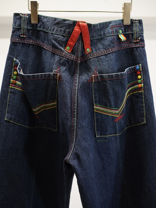 1990-00's Members Property Wide baggy Denim pants