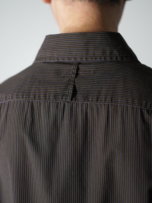 BANANA REPUBLIC Ethnic design cotton stripe L/S shirt