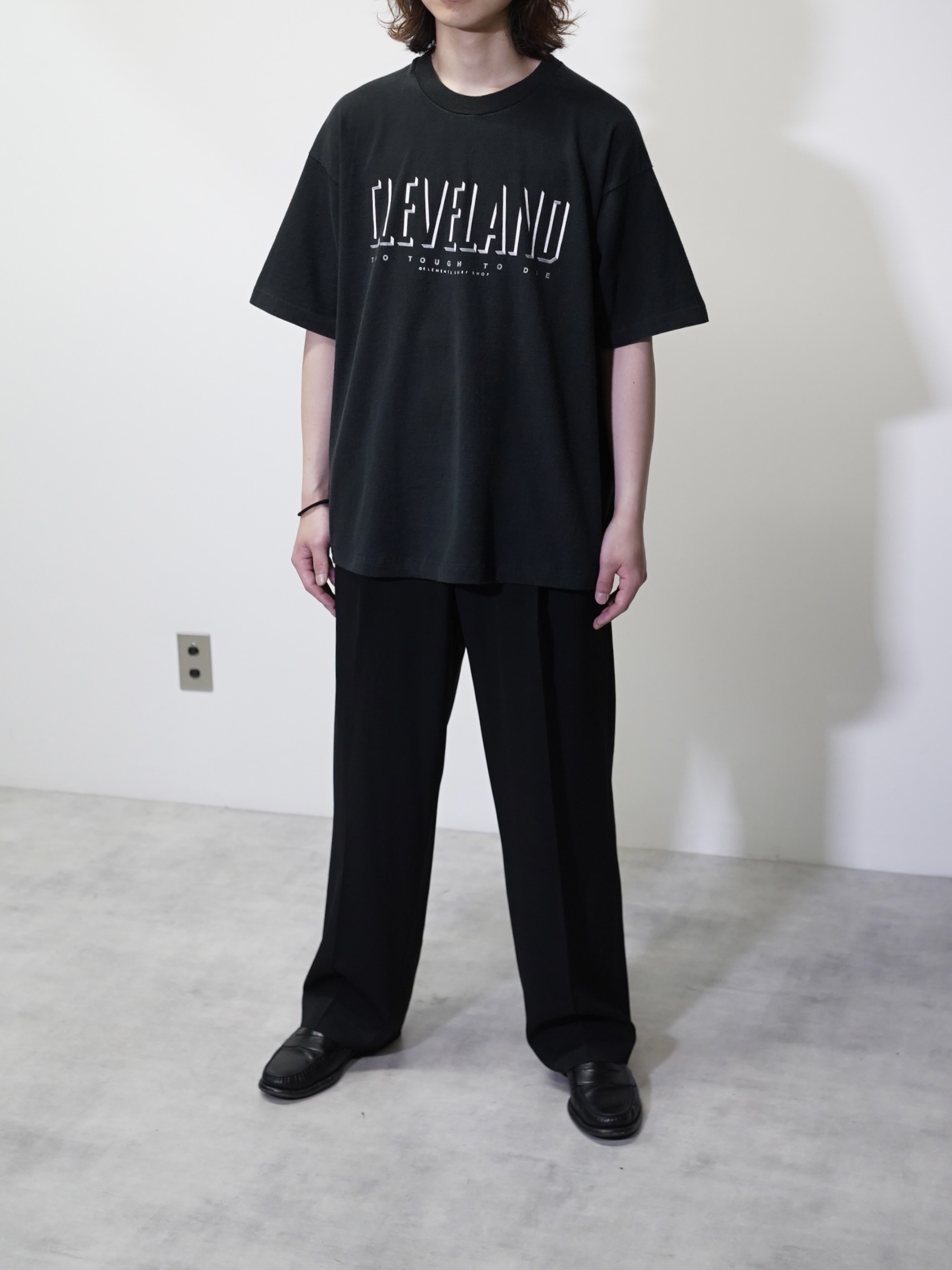 1990's "CLEVELAND" Print T-shirt / Made in USA