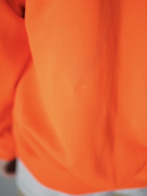 1980's~ Mesh lining poly sweat zip hoodie 