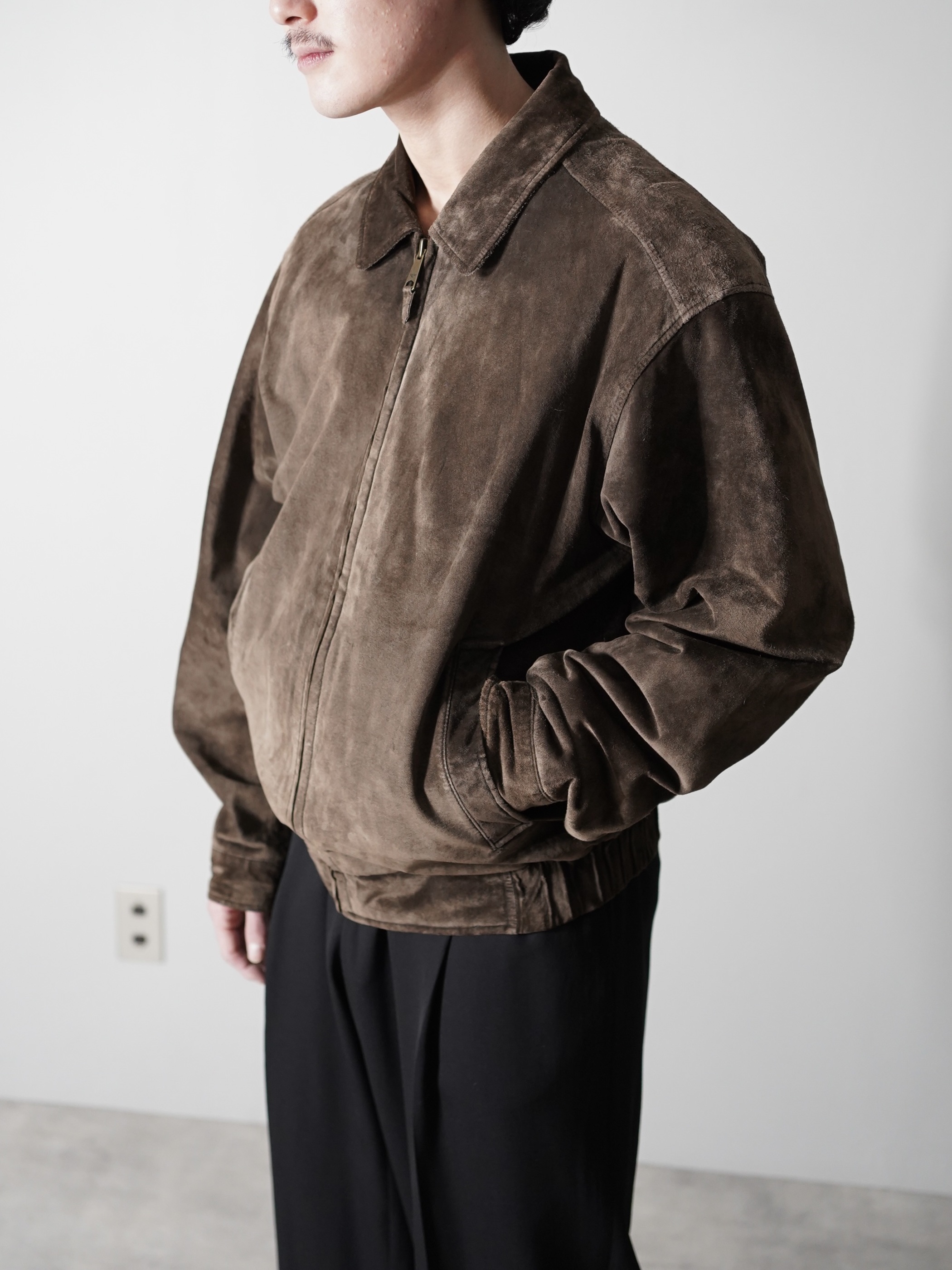 DOCKERS Suède leather blouson