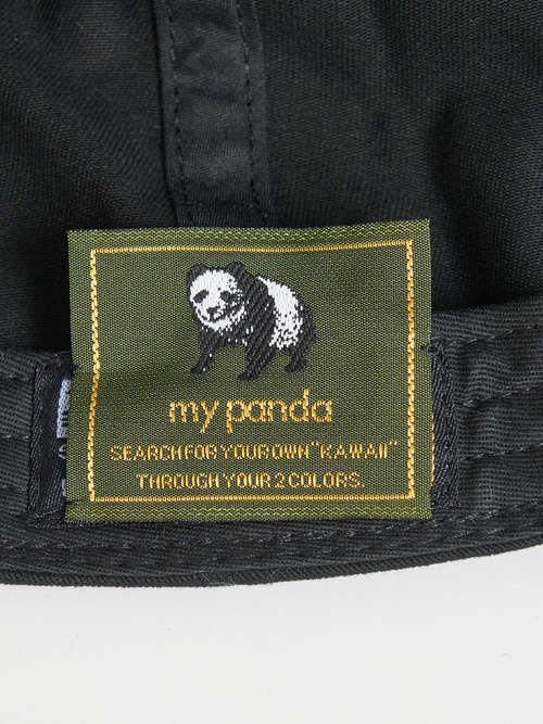 panda cap・BLACK