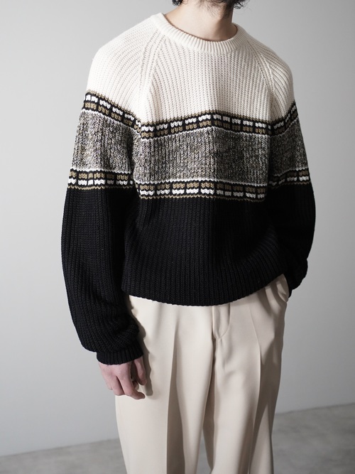 1990's STJOHN'SBAY Acryl sweater / Made in Hong Kong