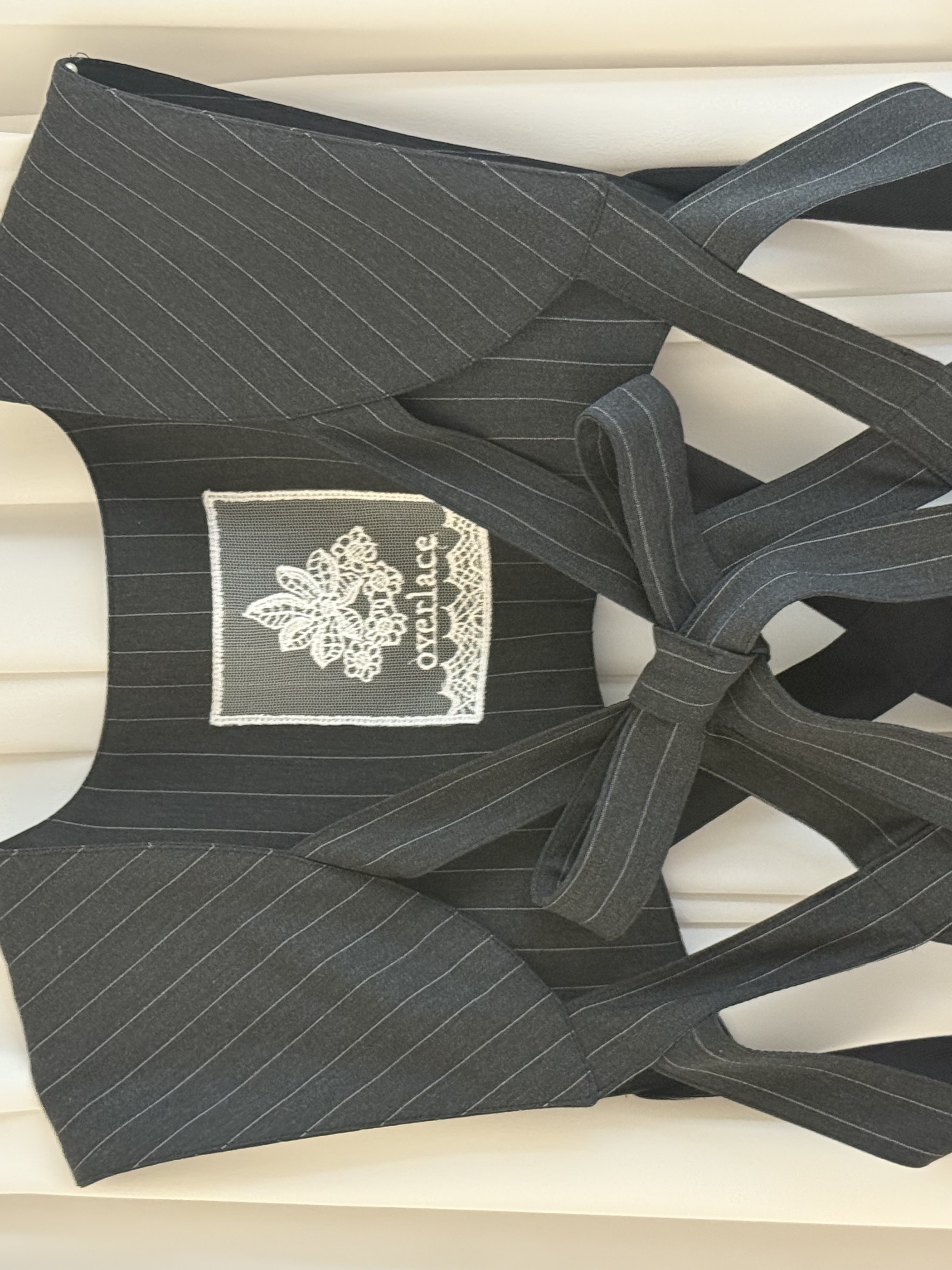 【3月お届け商品】striped ribbon vest