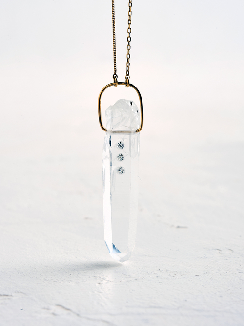WAND NECKLACE_WHITE
