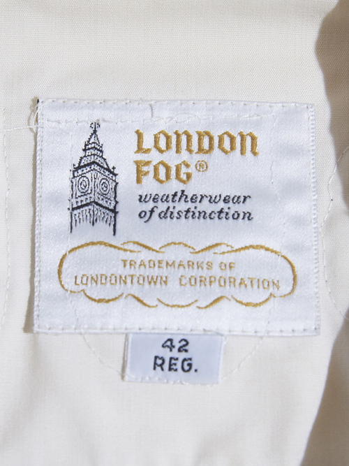 1970s "LONDON FOG" tour harrington jacket -IVORY-