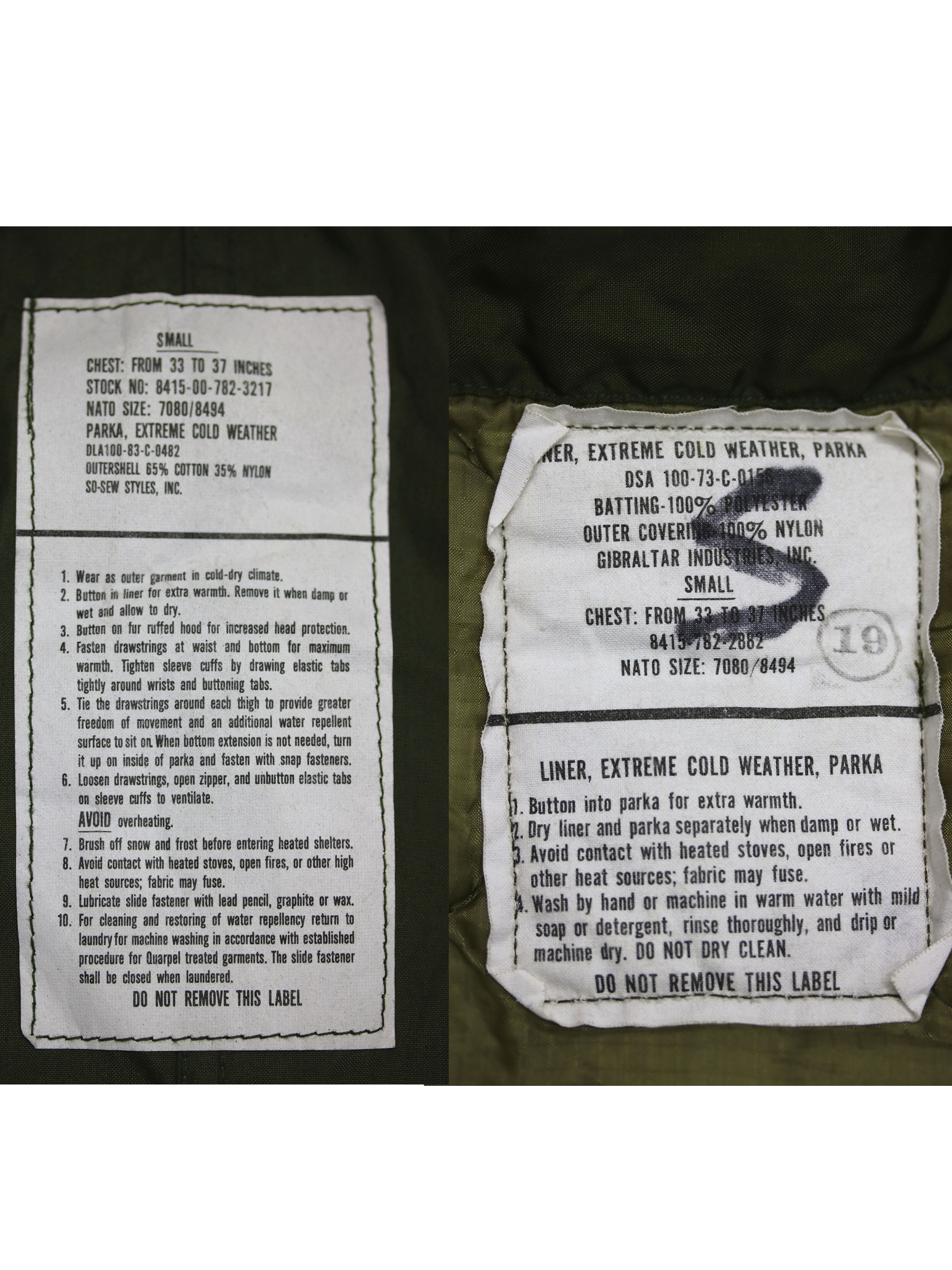 Doluke M65 Fishtail Parka Dead Stock S M L