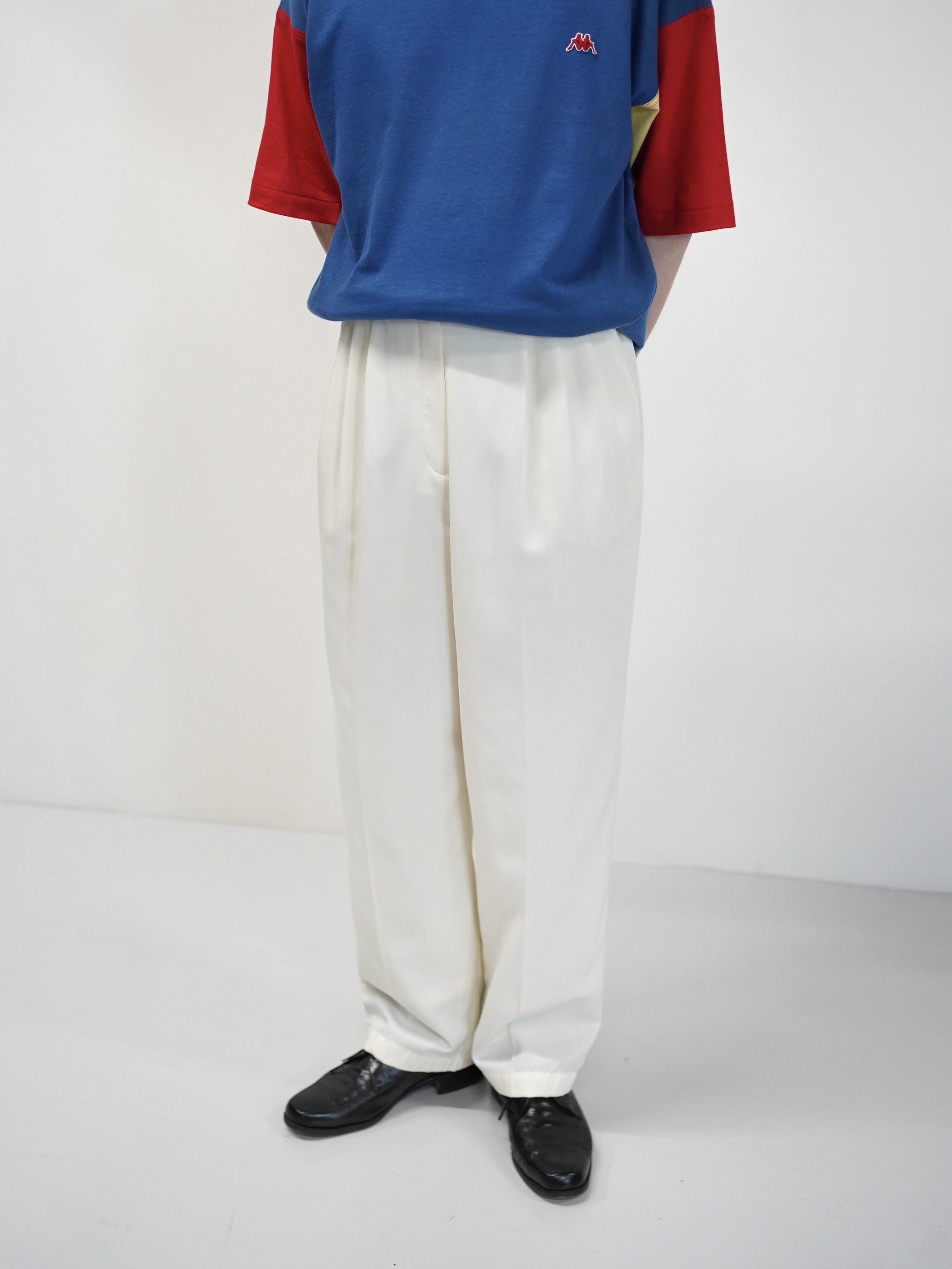 NOS 1990's~ LESLIE FAY Sportwear Poly Rayon 3tuck dress trousers 