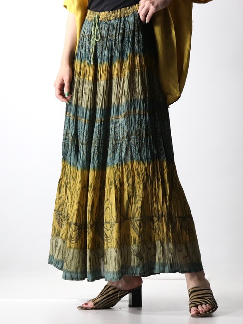 ethnic flare skirt