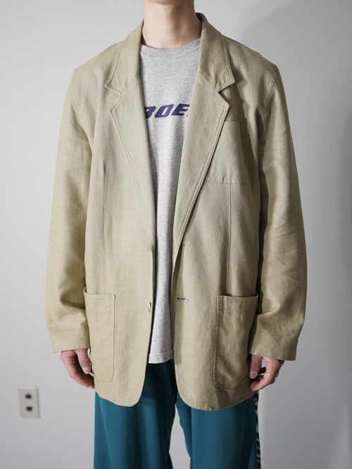 1990's Liz Wear Line cotton casual tailored jacket