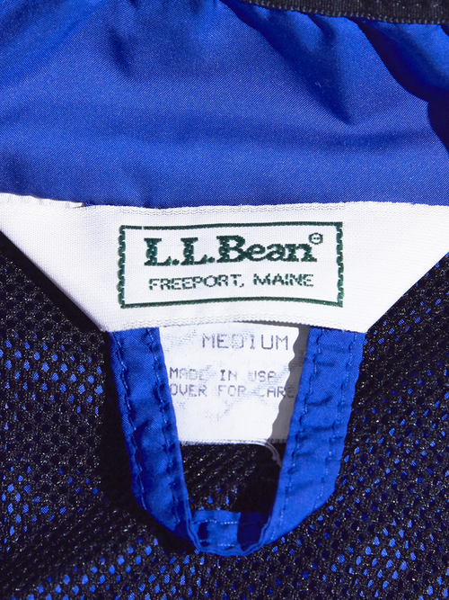1990s "L.L.Bean" cycling jacket -BLUE-