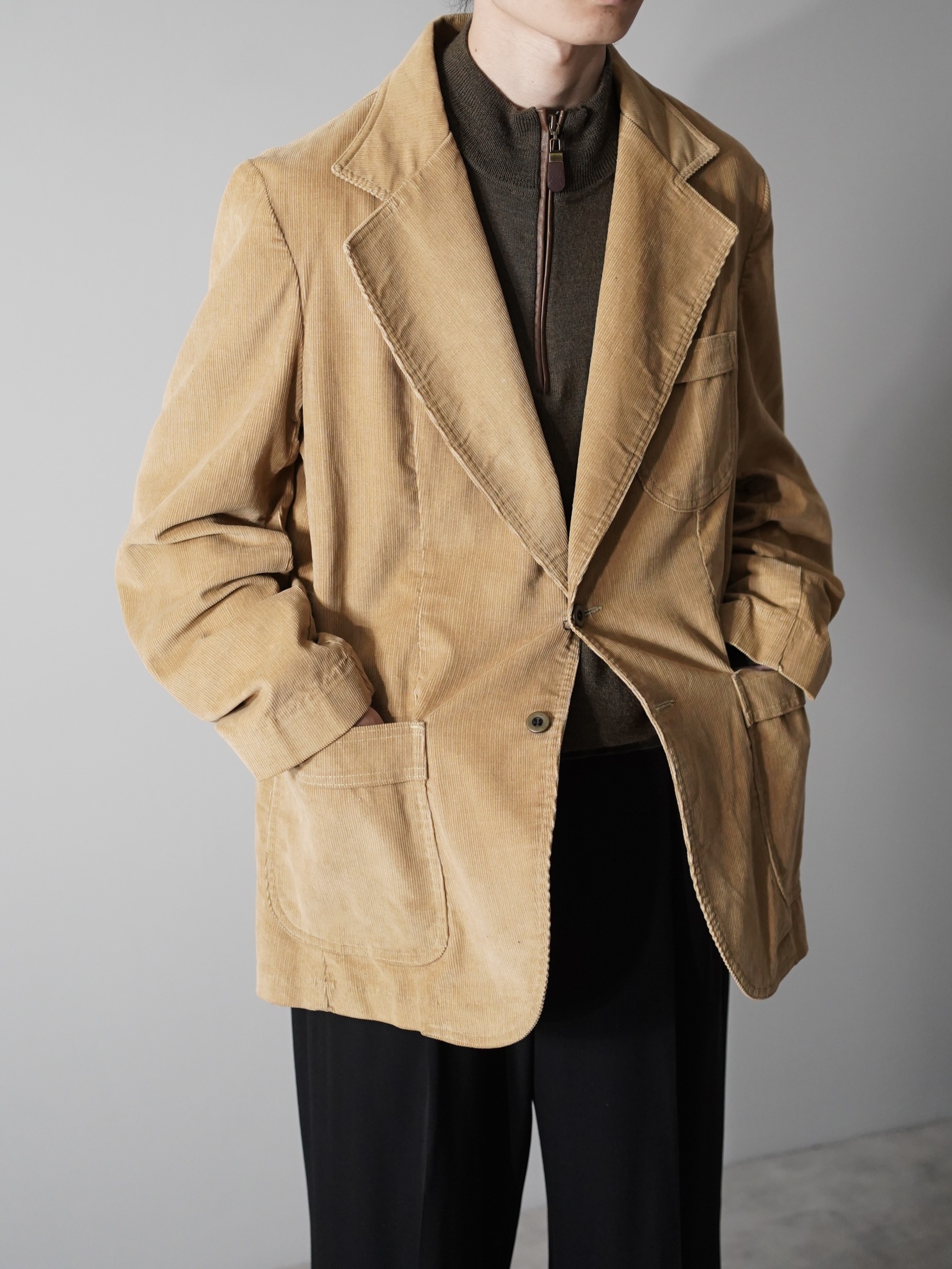 1970-80's MAVERICK Corduroy tailored jacket / Made in USA