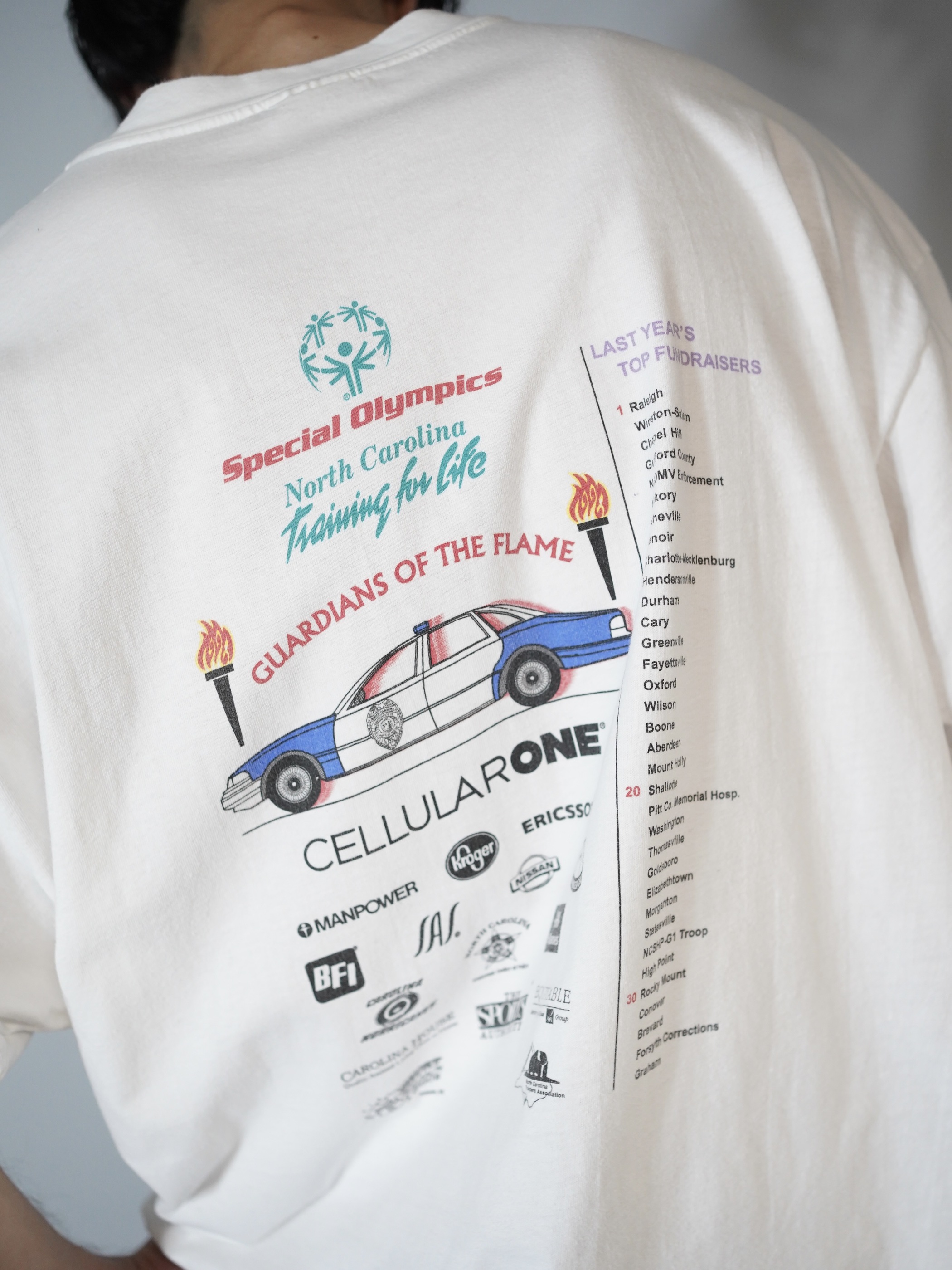 1990's- SPECIAL OLYMPICS 両面print T-shirt