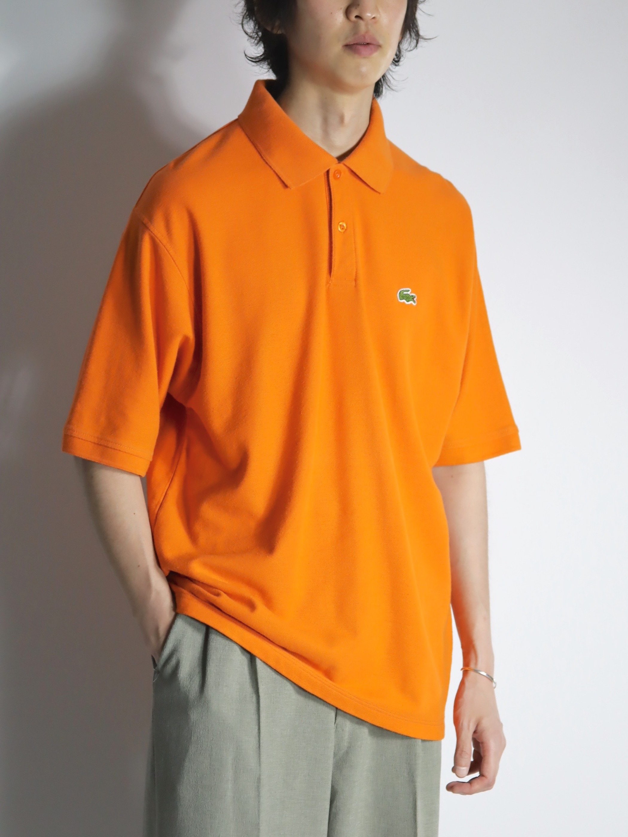 yellow lacoste polo