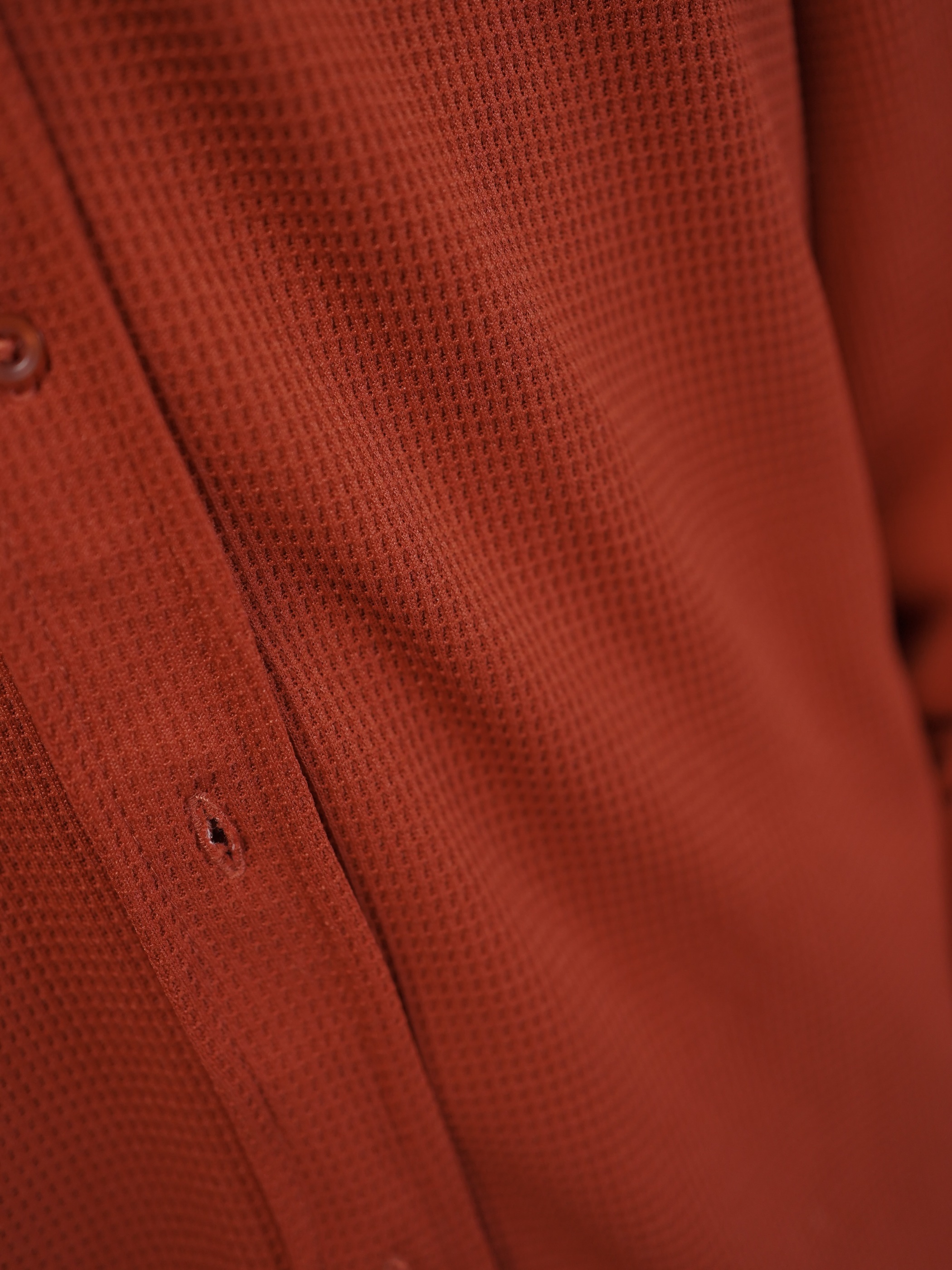 1990's HABAND Poly 100% waffle fabric L/S shirt