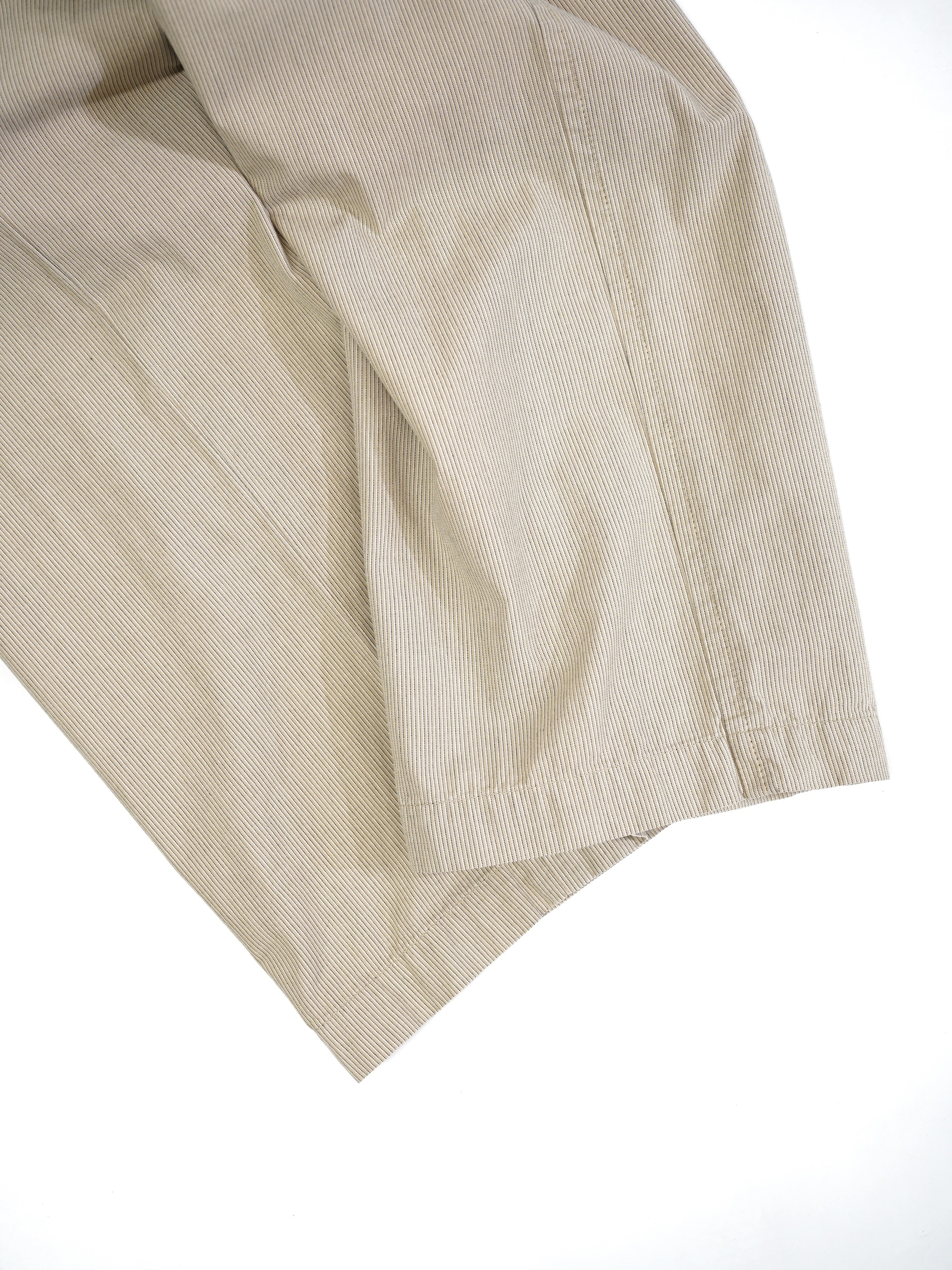 00's BANANA REPUBLIC Cotton stripe trousers / Made in India