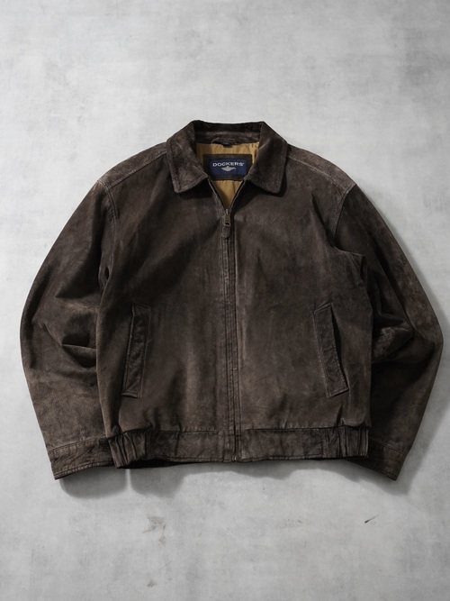 DOCKERS Suède leather blouson