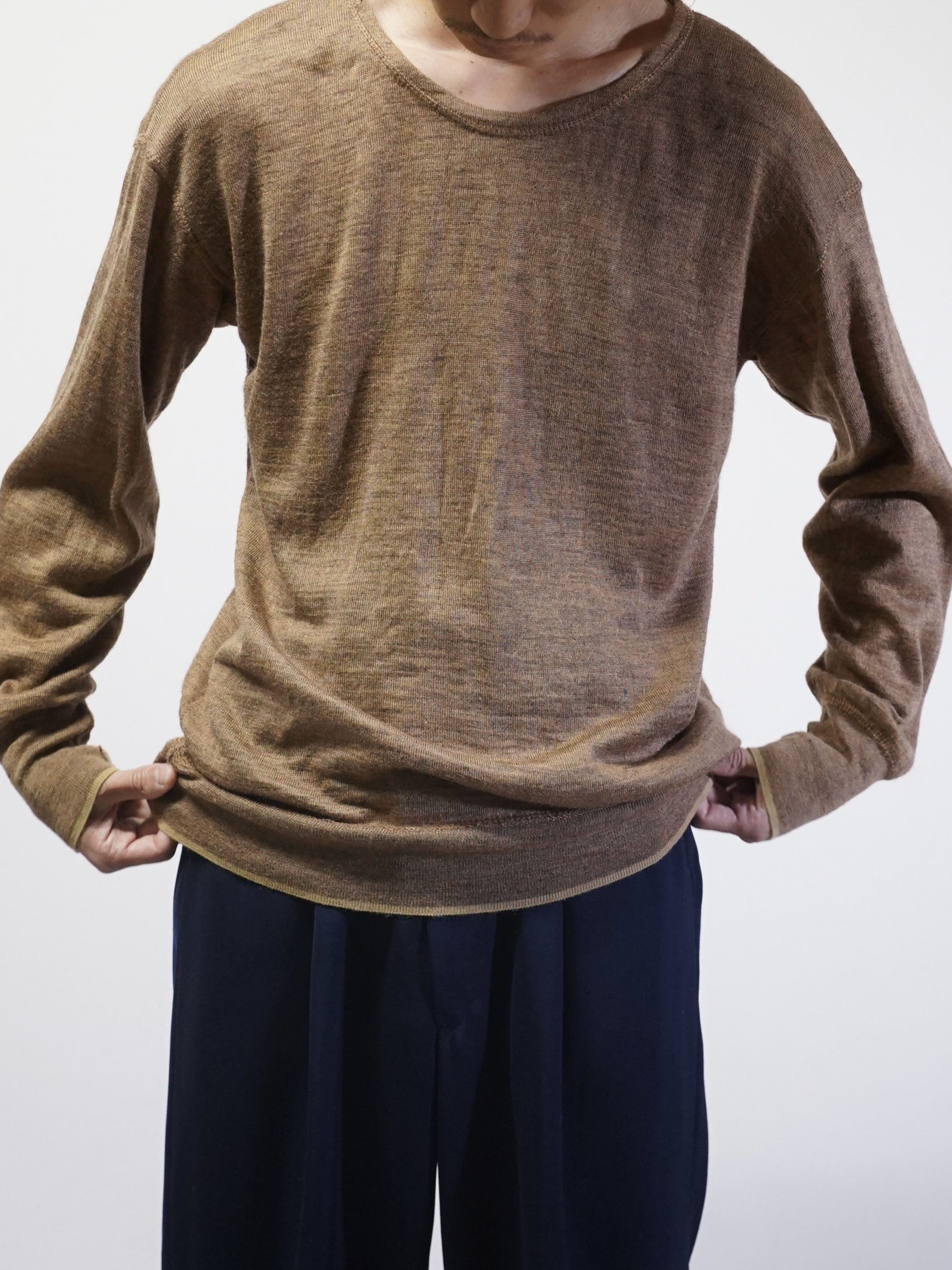 1980's Space man Merino wool knit sew /Made in England