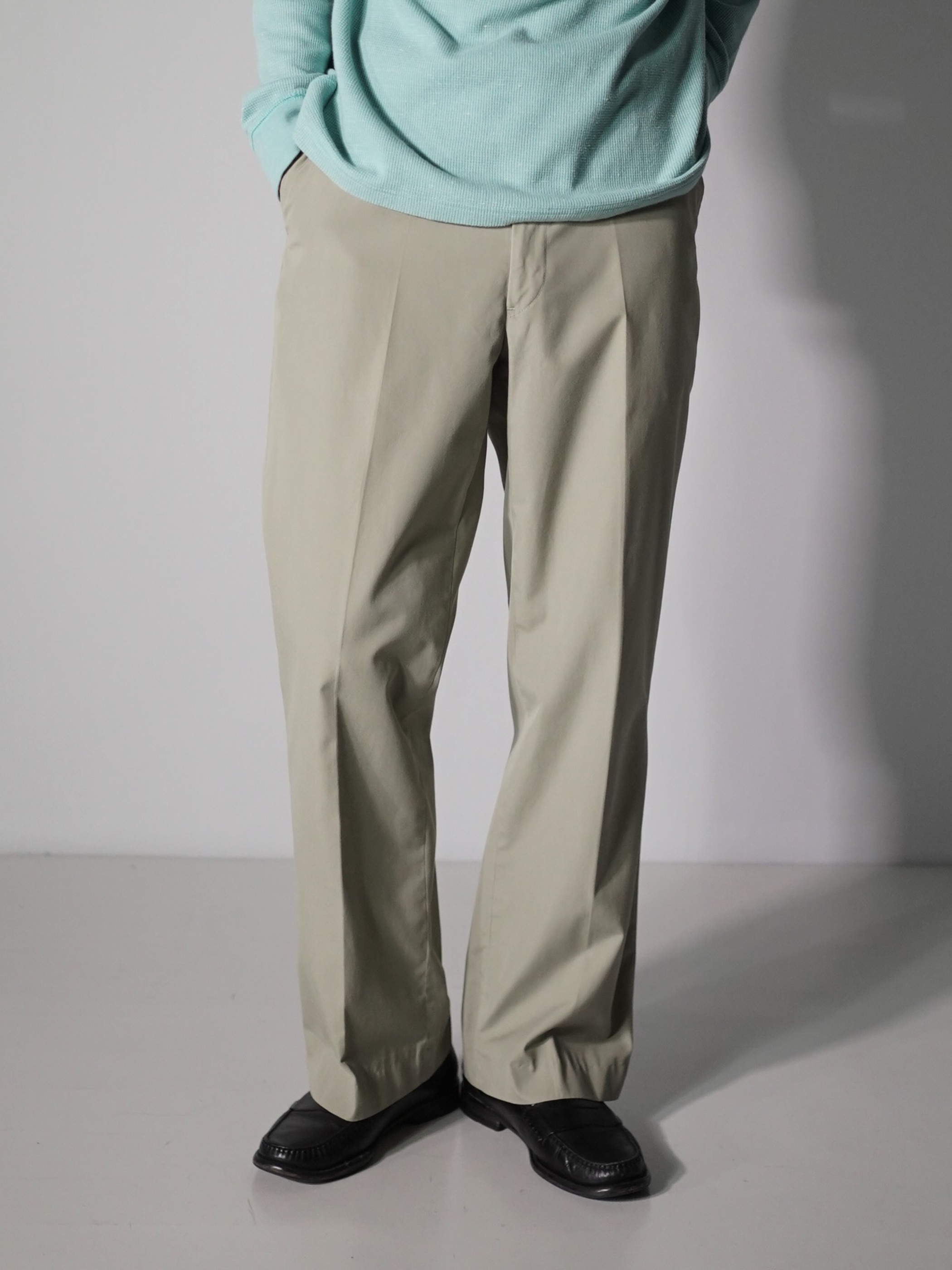 1980~90's L.L.Bean cotton poly Broad cloth Chino pants