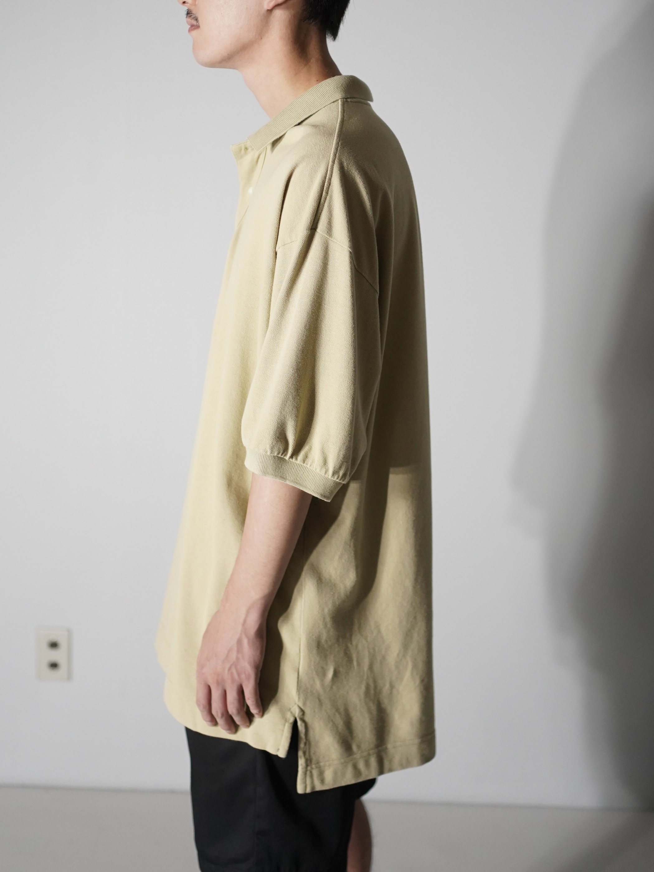 1990's nautica 1point polo shirt / Made in Hong Kong