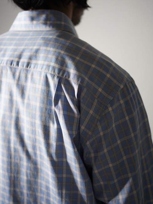 Ermenegildo Zegna Cotton 隠しB.D. dress shirt / Made in Turkey