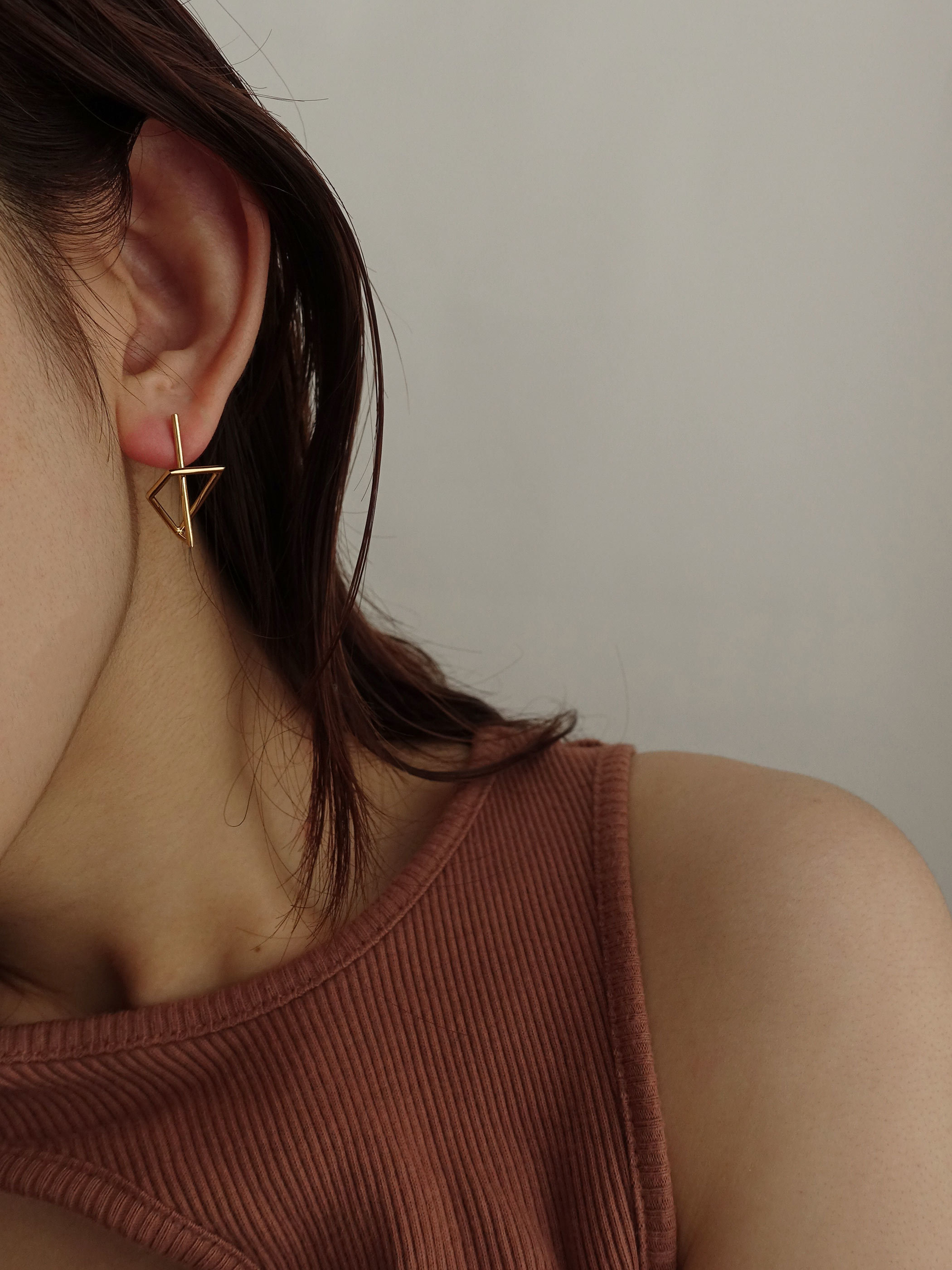 〈LINKING〉unsystematic earring GLD 2 mini