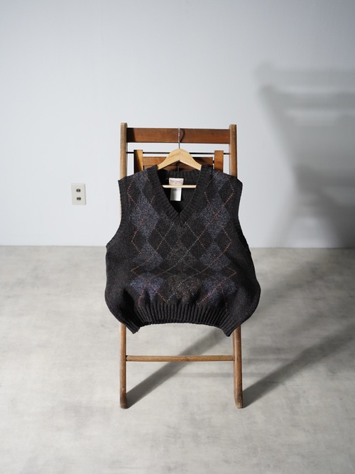 1980-90's WOODWARD Argile knit vest
