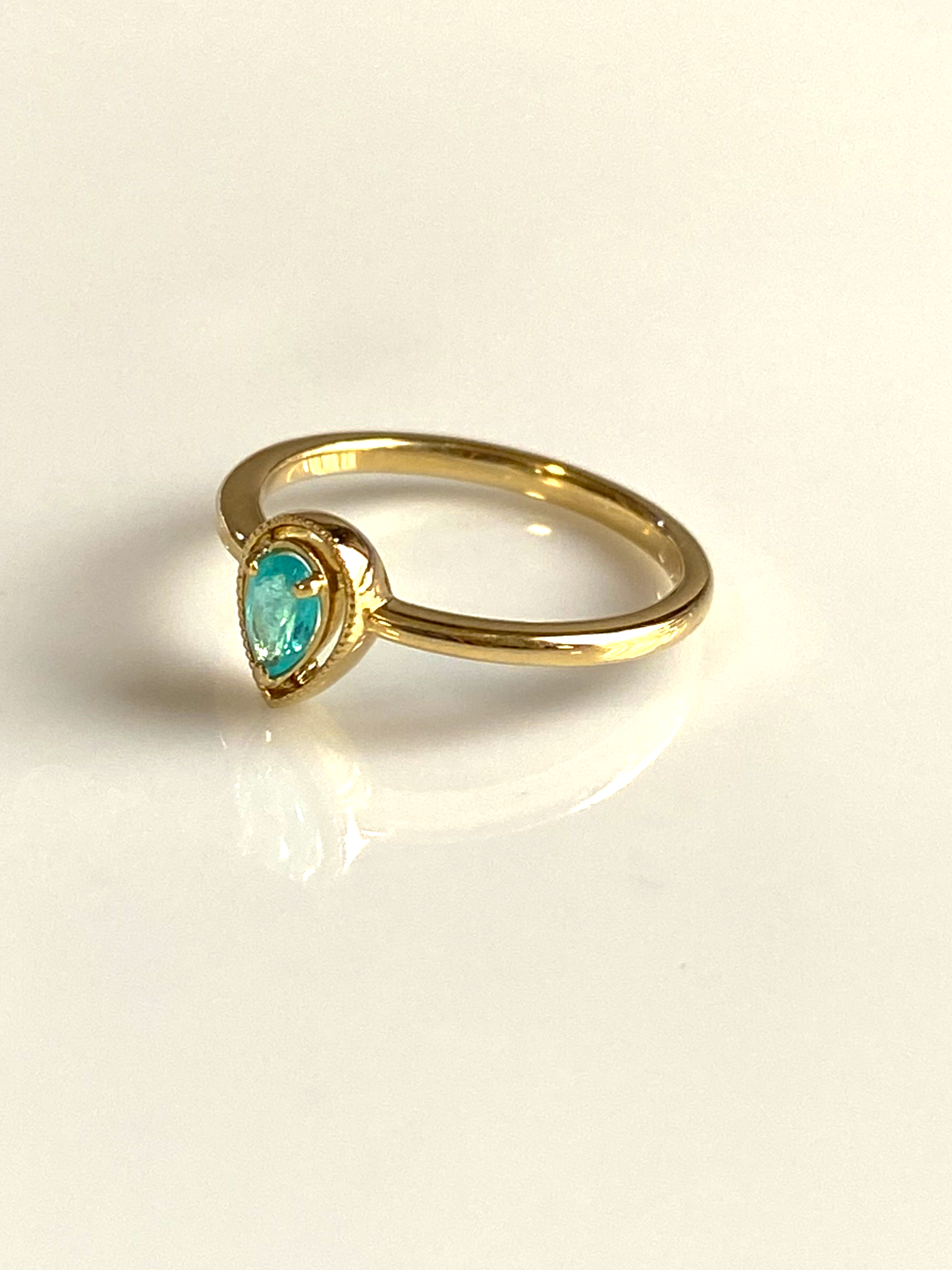 【SOLD】Cinderella Ring -pear shaped-