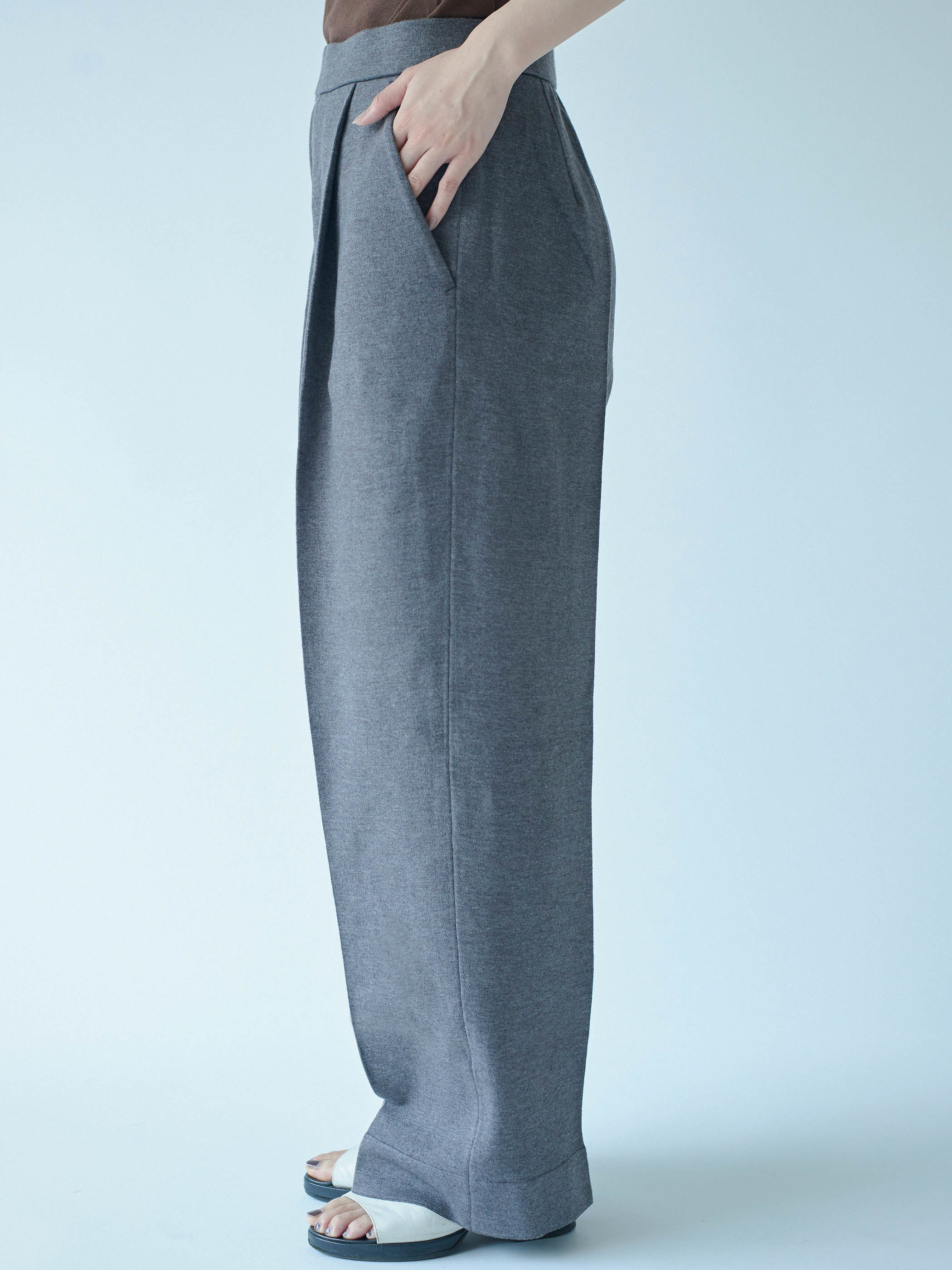 Work Wear collection Women's Wide Pants Gray(ワイドパンツ・グレー)
