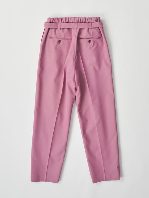 【受注商品】standard slacks pants・PINK×BROWN
