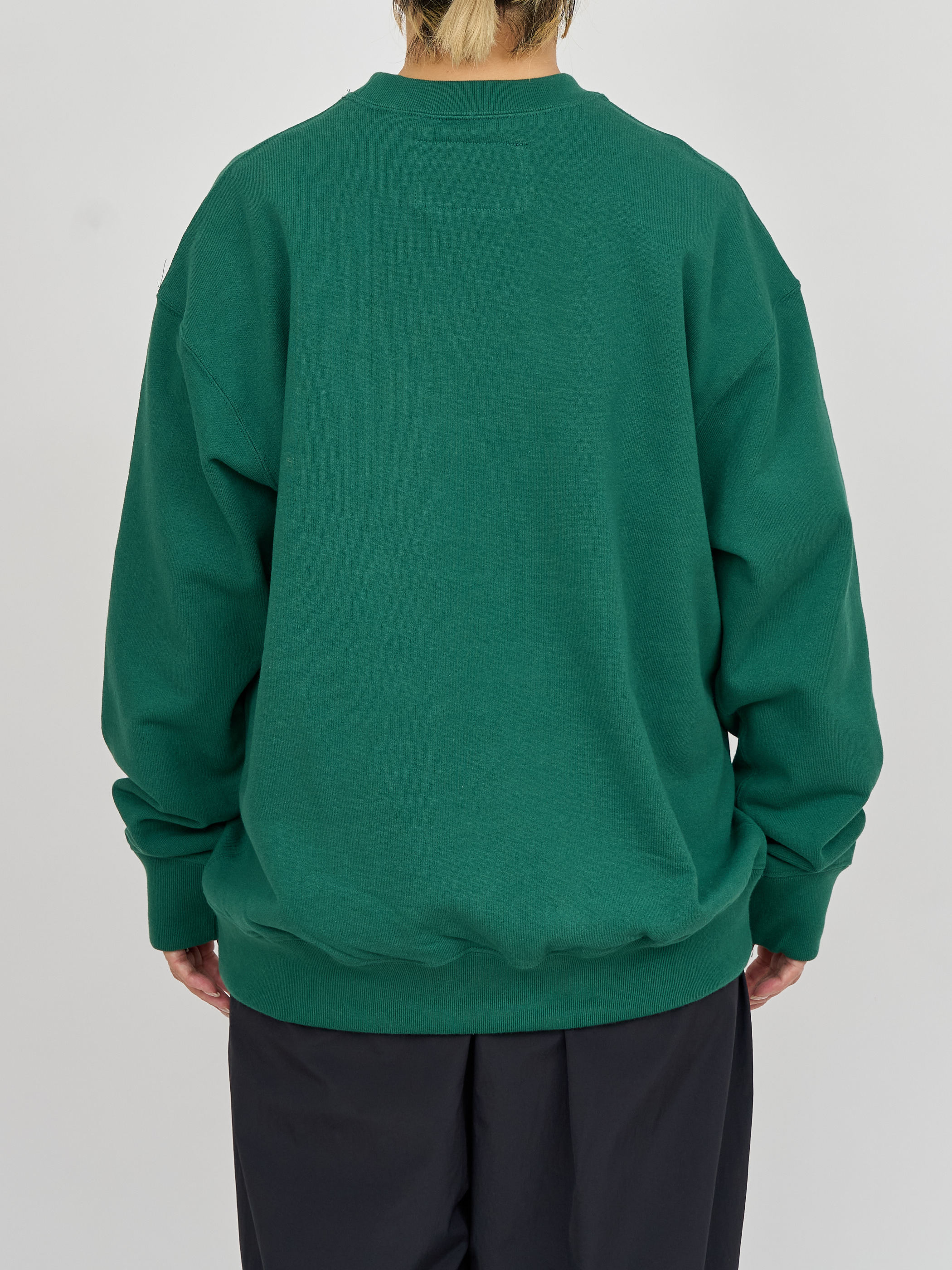 【受注商品】big pocket sweat shirt・GREEN
