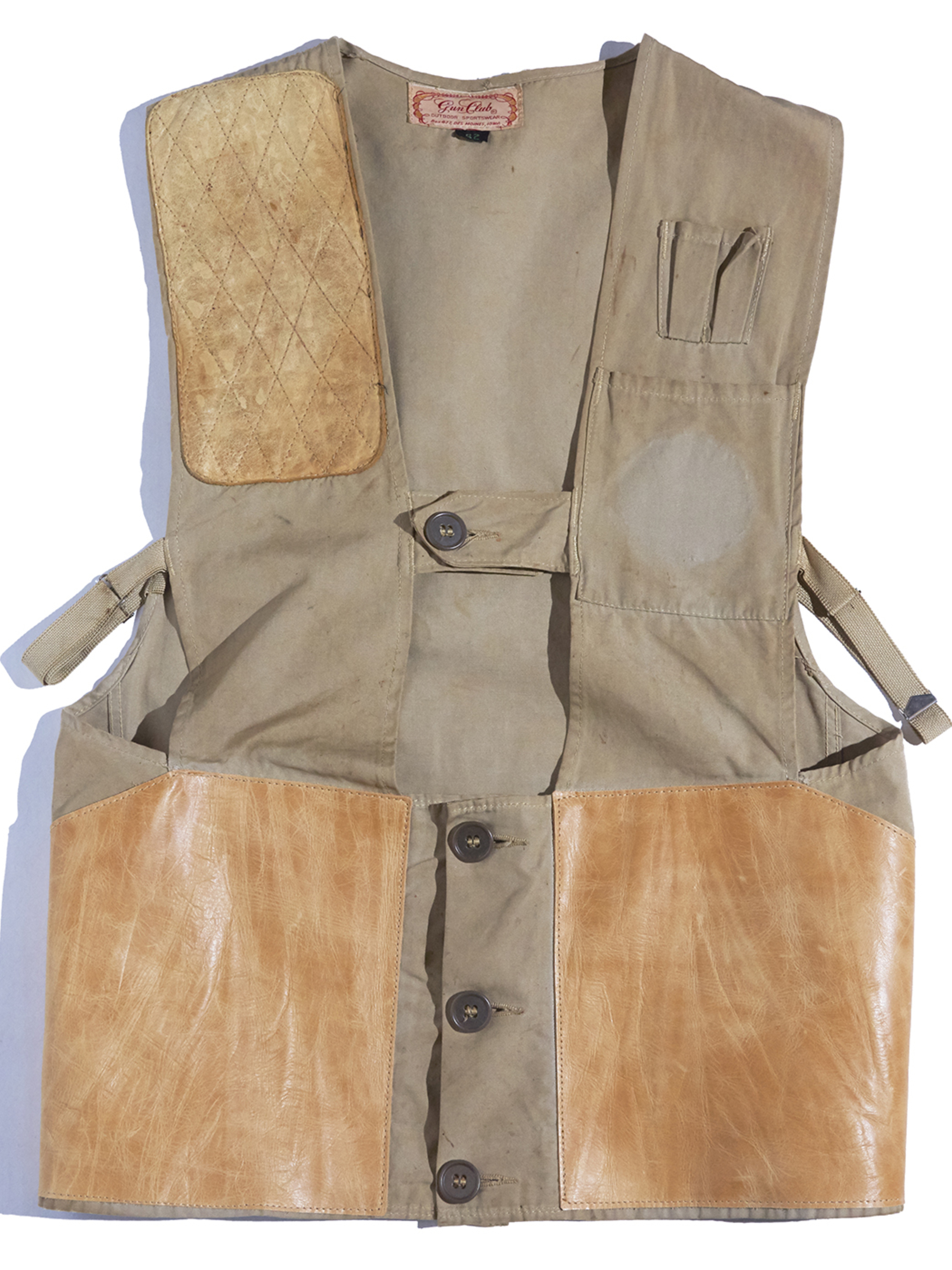 1950s "Gun Club" shooting vest -BEIGE-