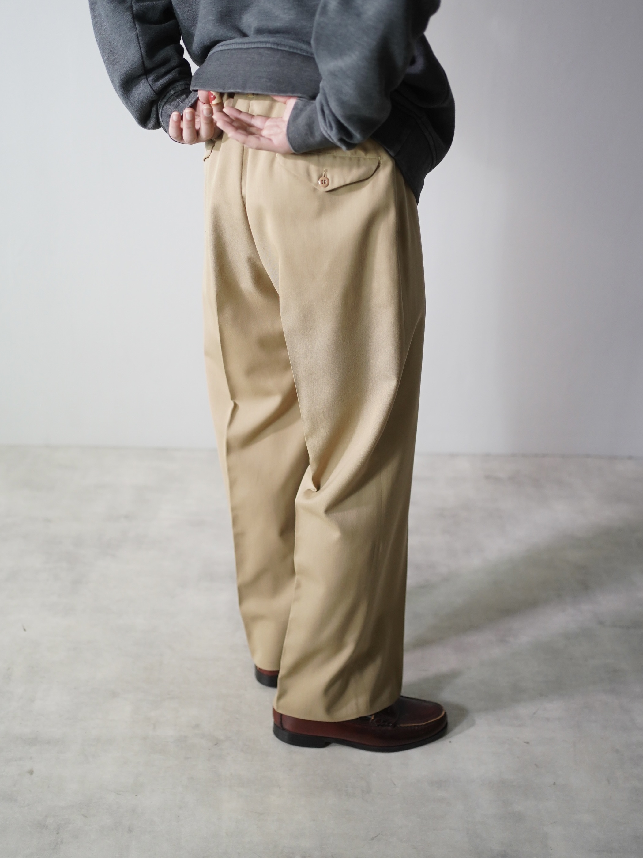 1960's Wool gabardine trousers