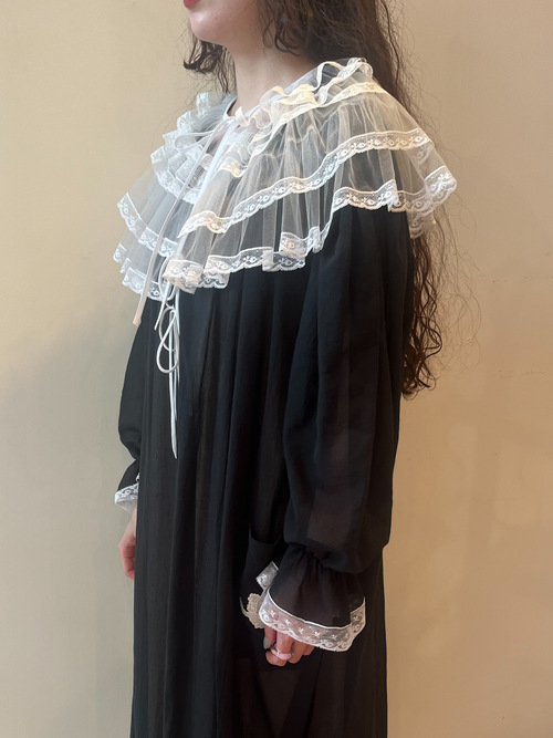 【3月お届け商品】tulle frill collar