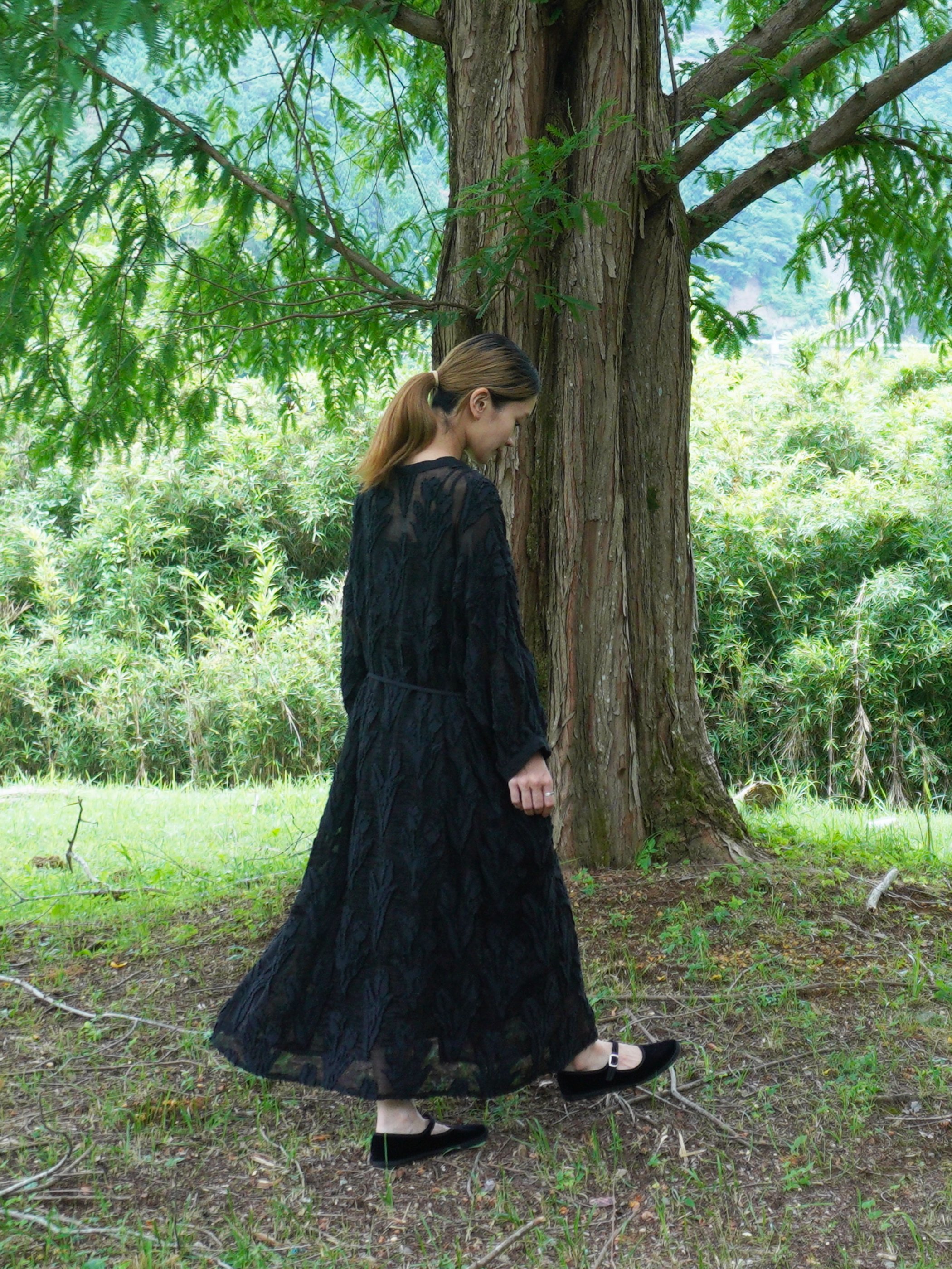 qiri official online store | 【予約】tulip lace jacquard one-piece 