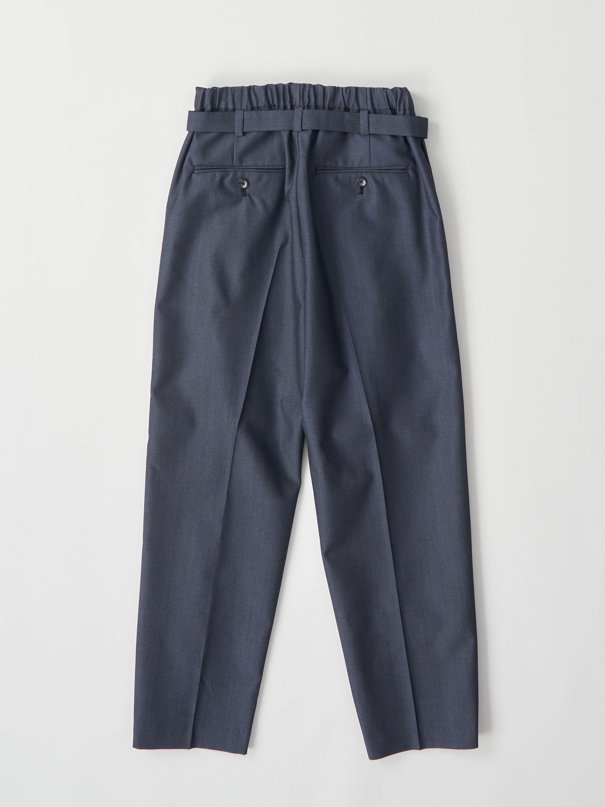 【受注商品】standard slacks pants・NAVY×BLACK