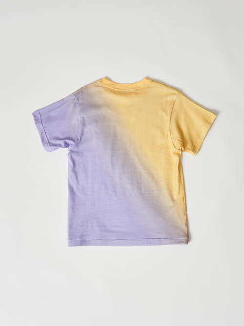 【受注商品】gradation t-shirt・YELLOW×LAVENDER