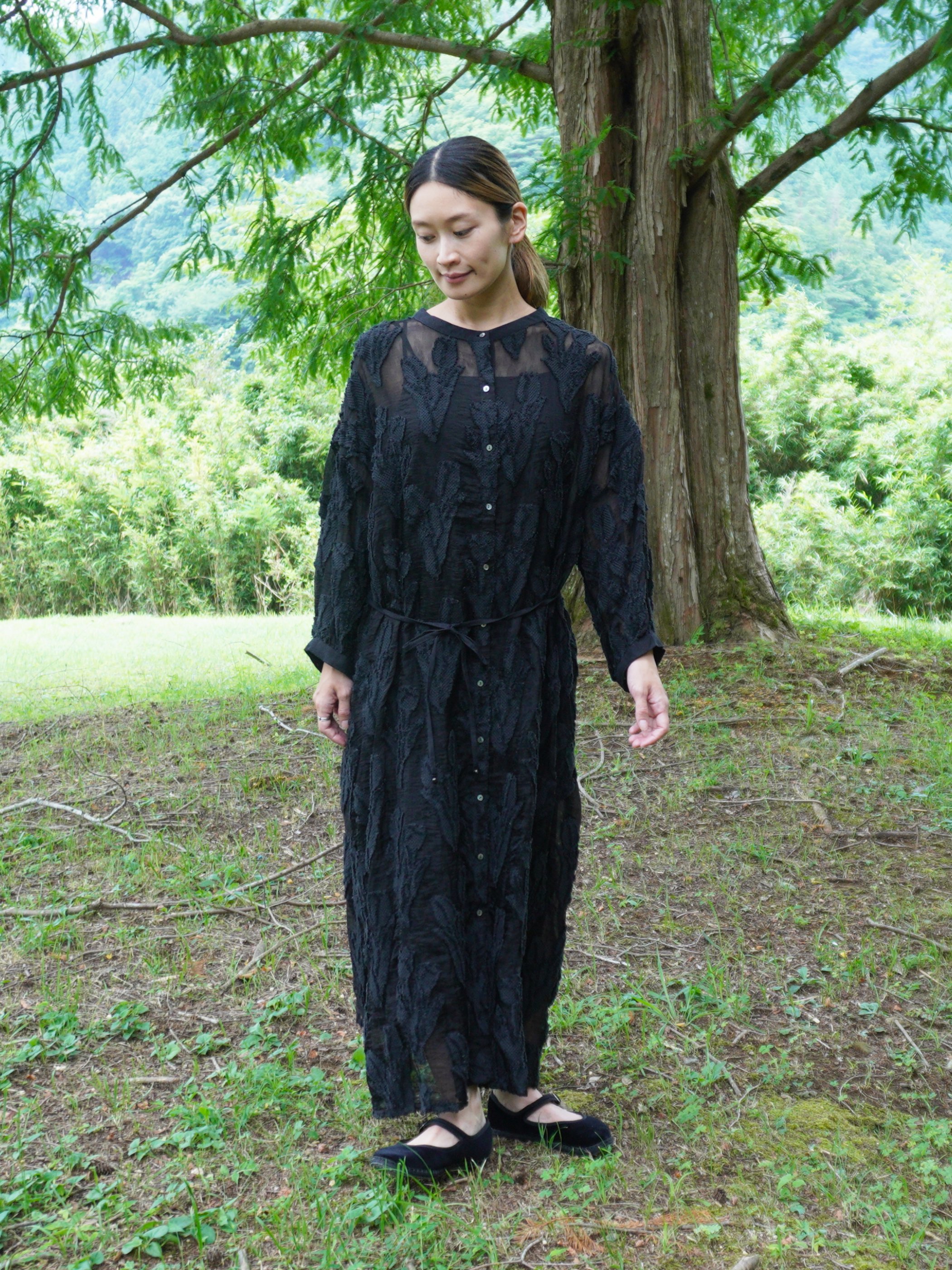 qiri official online store | 【予約】tulip lace jacquard one-piece 