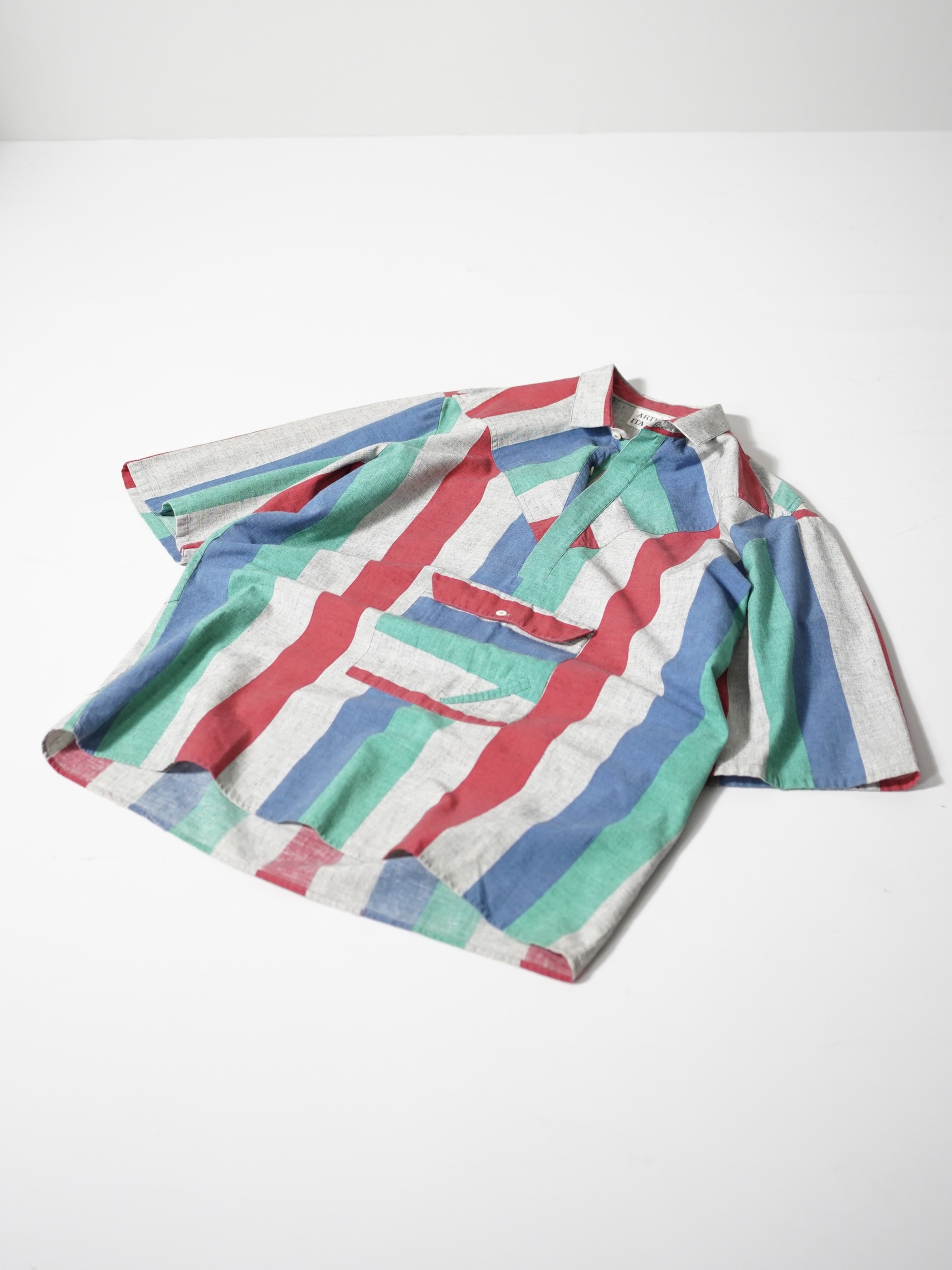 ARTISTI ITALIANI Design pocket S/S shirts / Made in Italy