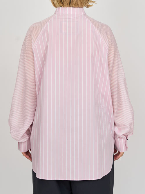 【受注商品】sheer striped blouse・LT.PINK