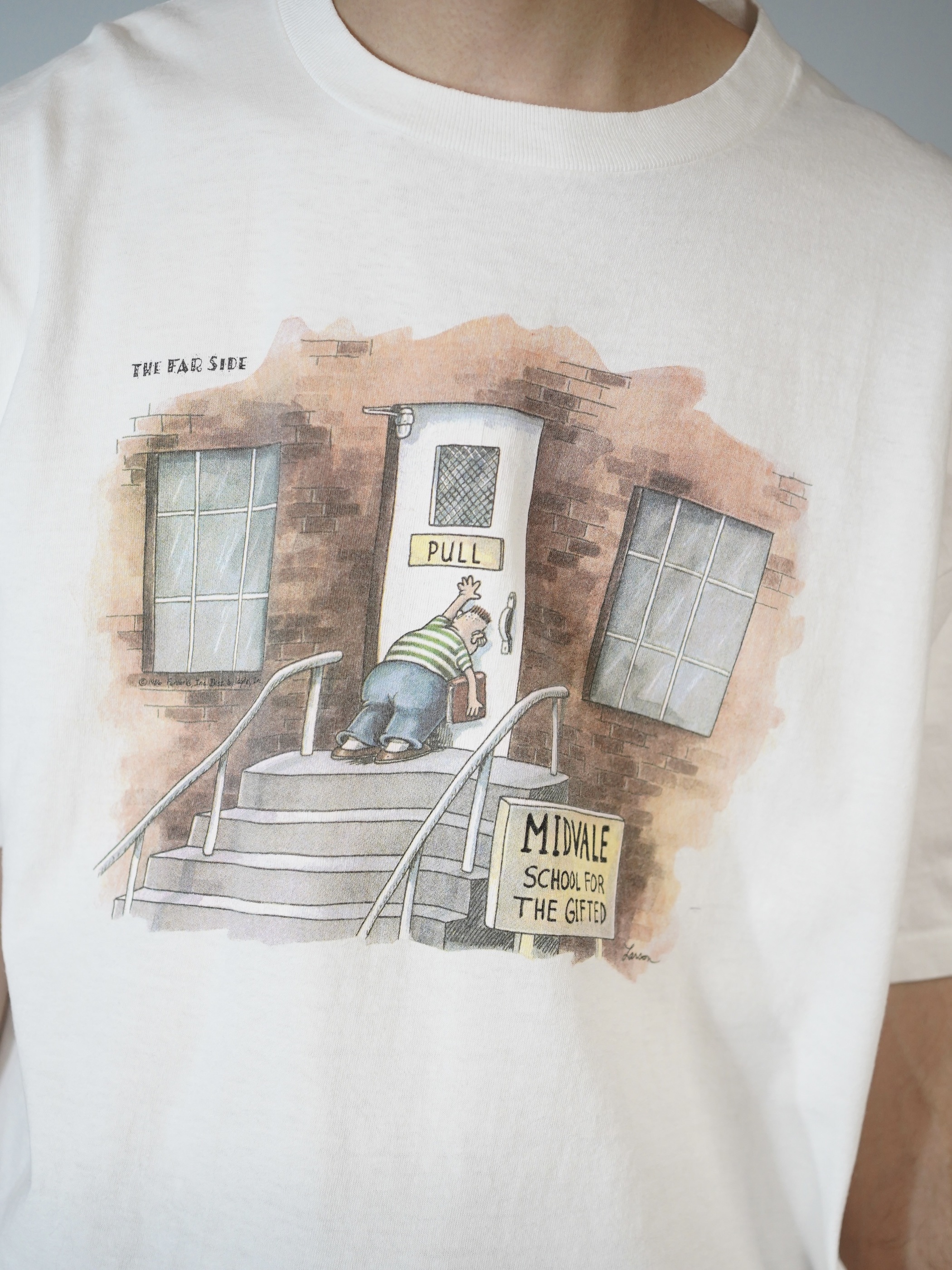 1990's THE FAR SIDE Print T-shirt / Made in USA