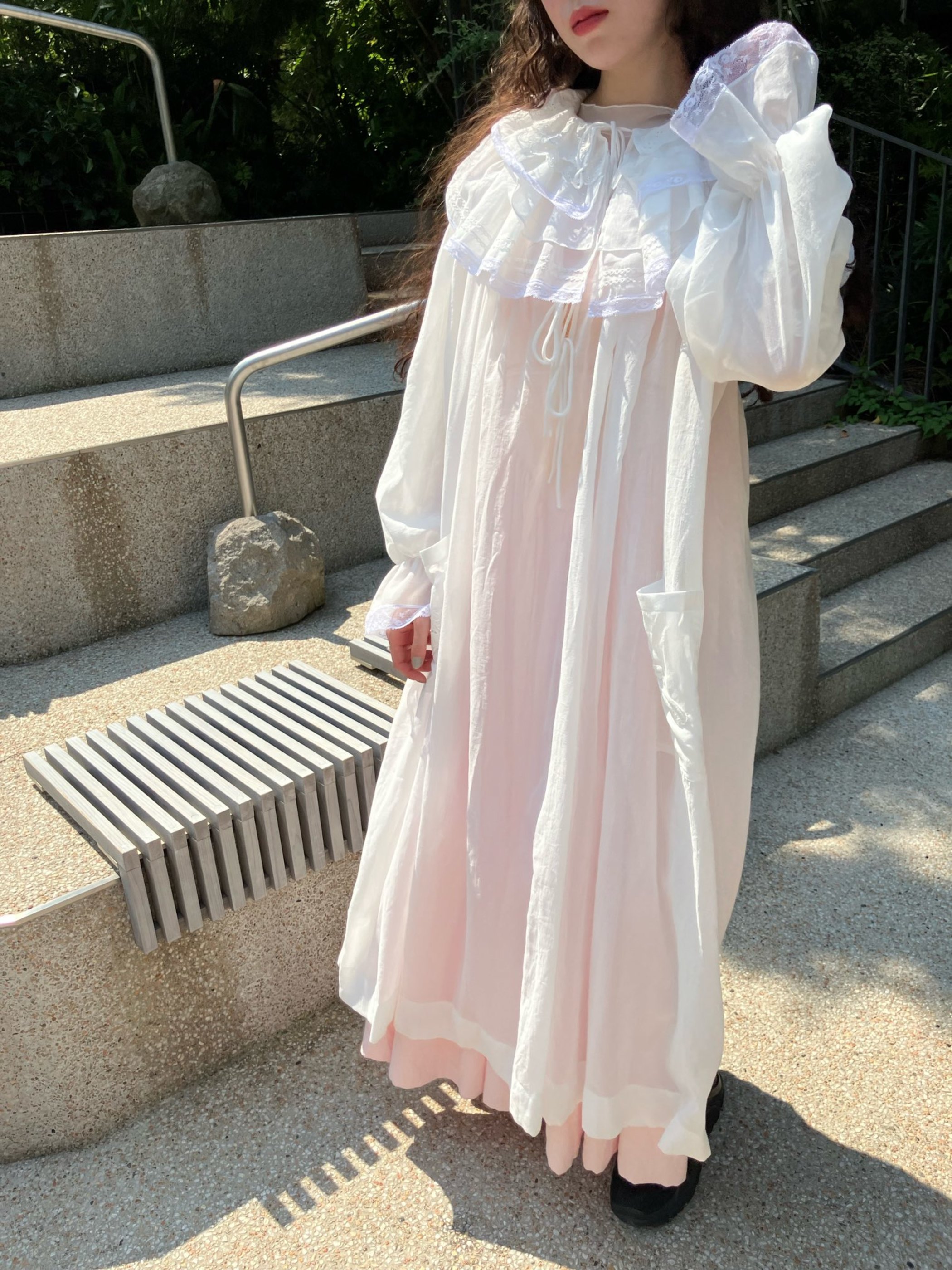 【3月お届け商品】frill collar dress