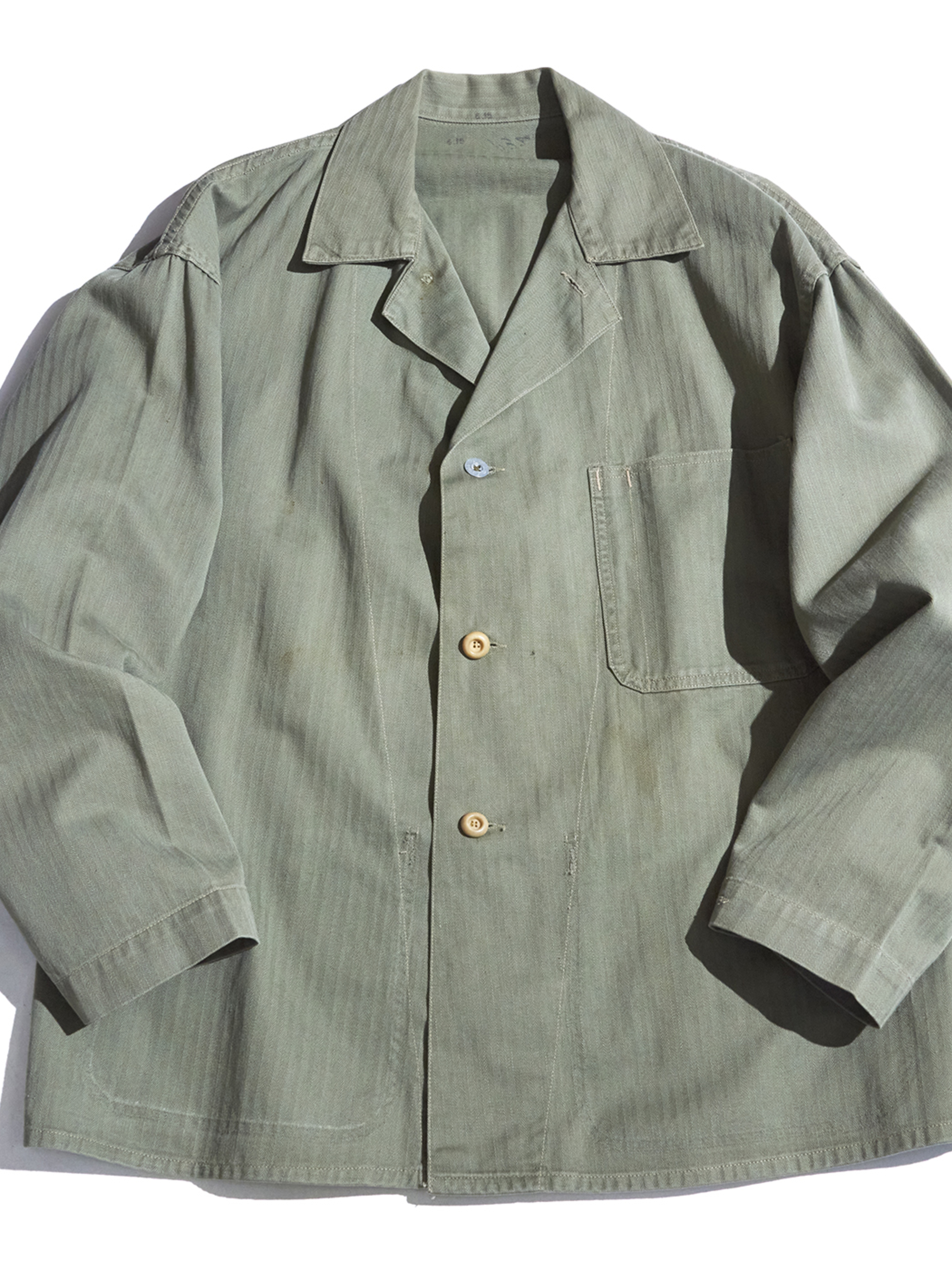 HAg Le   s "USMC" P HBT jacket  OLIVE