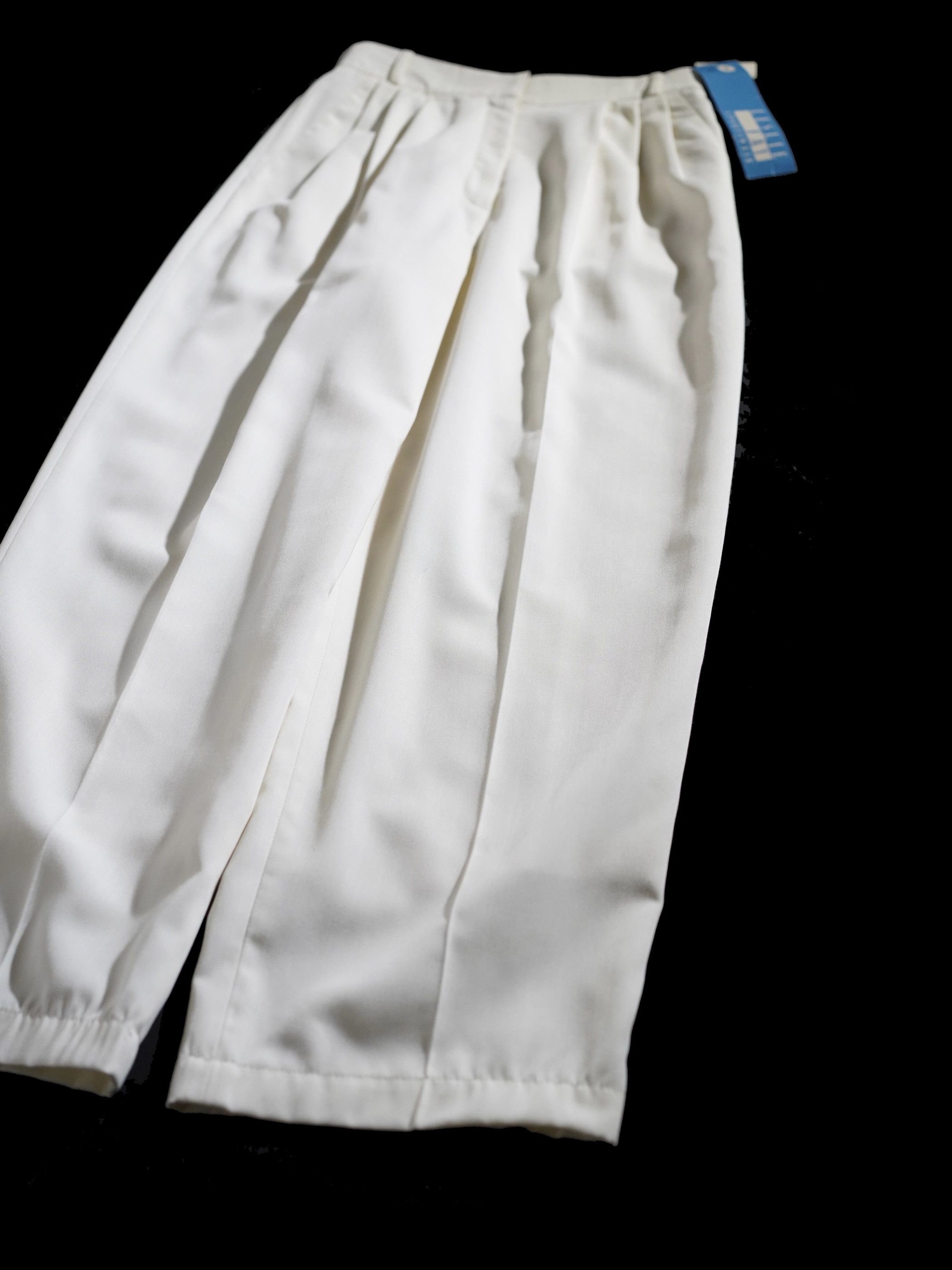 NOS 1990's~ LESLIE FAY Sportwear Poly Rayon 3tuck dress trousers 