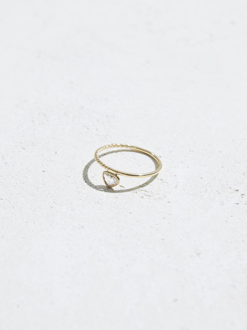 【SOLD OUT】FREE SHAPE BROWN DIAMOND RING