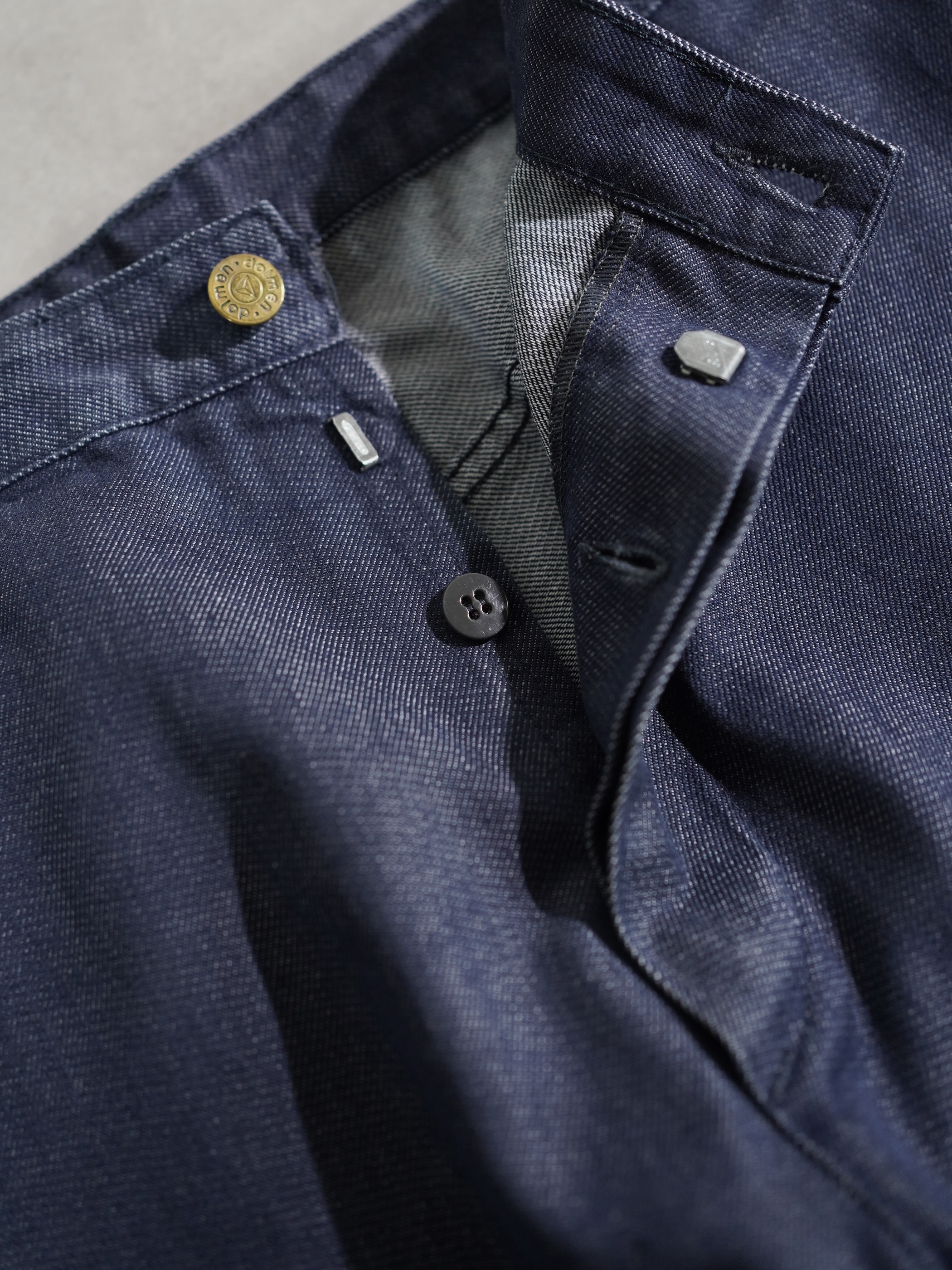 1980's- dolmen Poly cotton Twill Work pants / Fabric in France