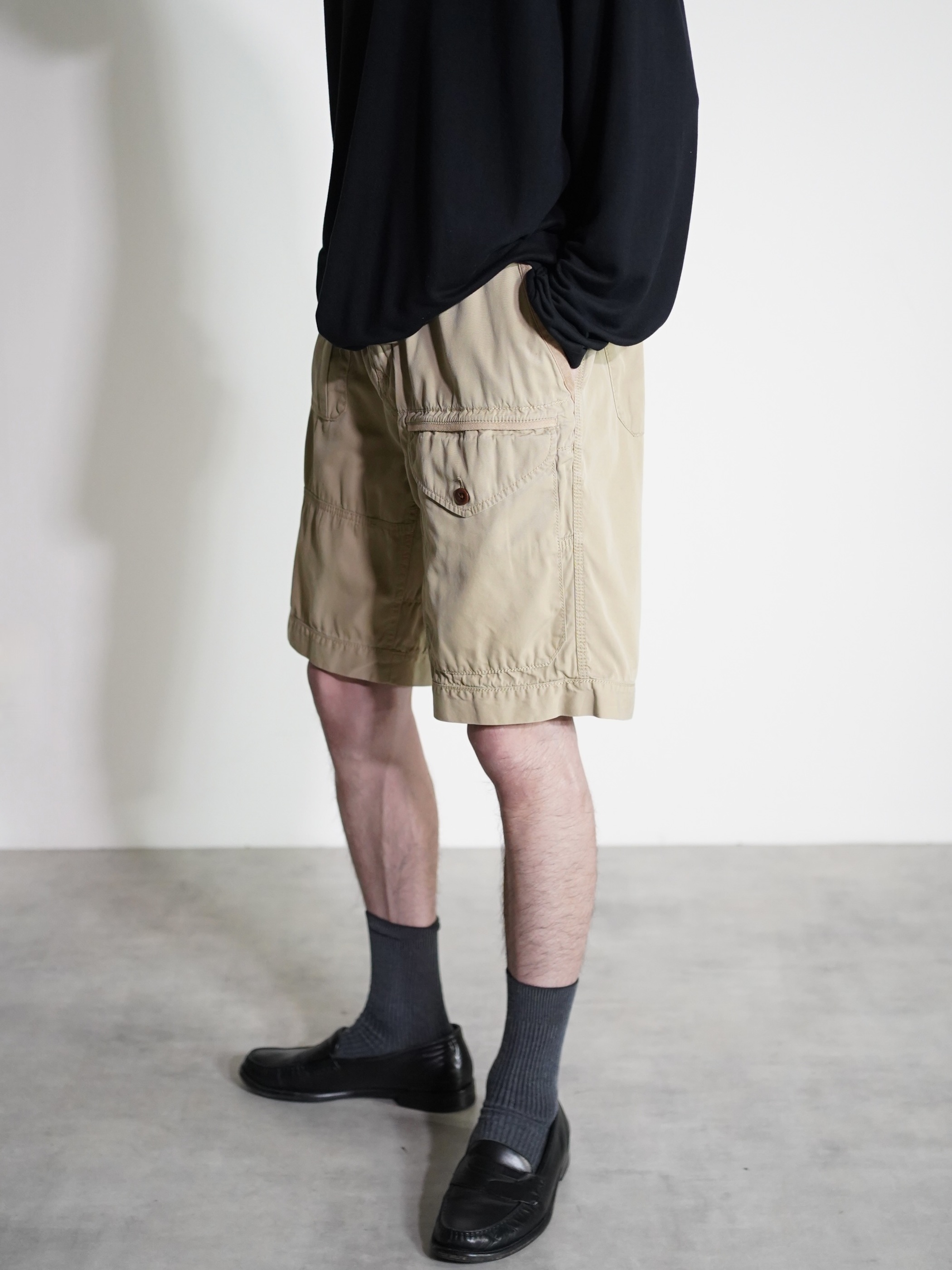 1990's Polo Ralph Lauren Cotton mulch pocket work shorts