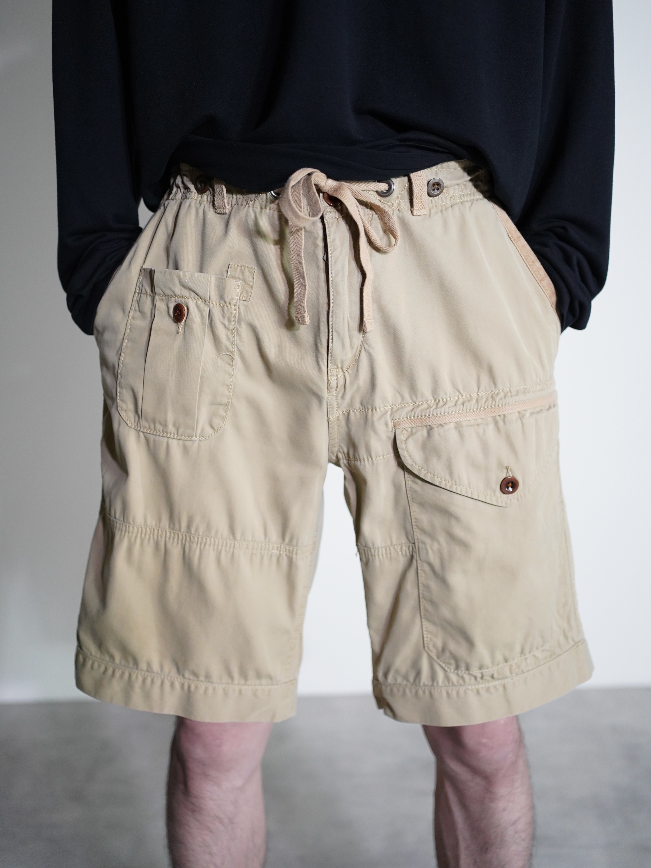 1990's Polo Ralph Lauren Cotton mulch pocket work shorts